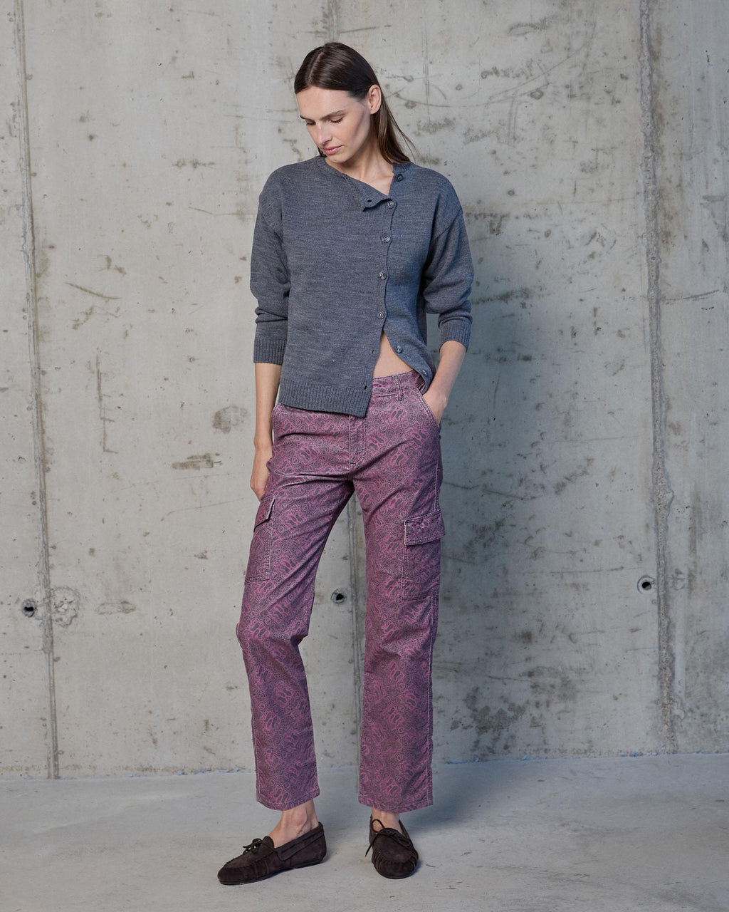 JEANS CARGO VELVETONE