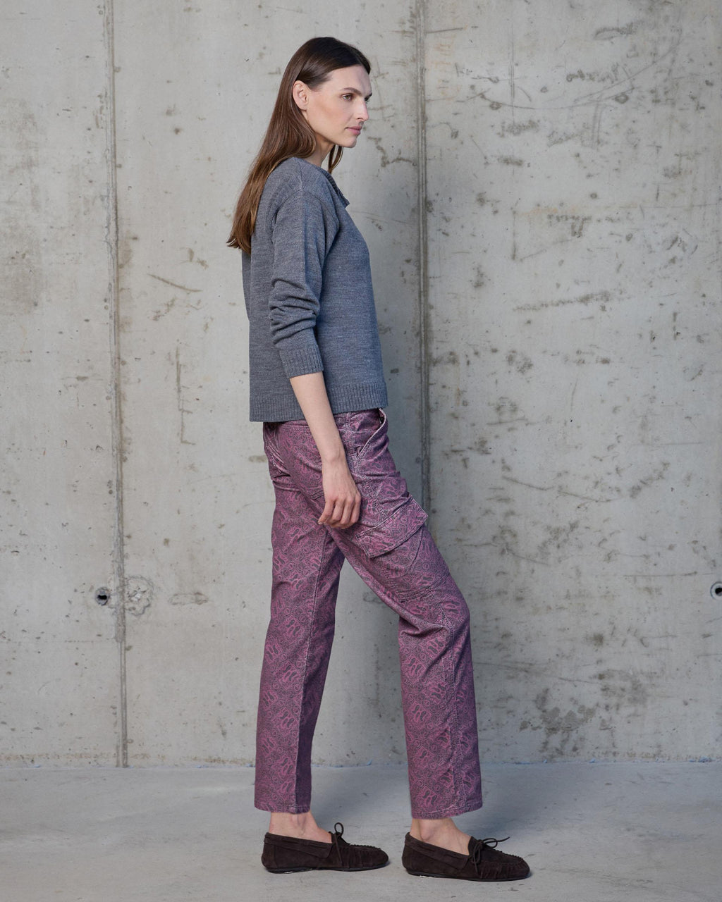 JEANS CARGO VELVETONE