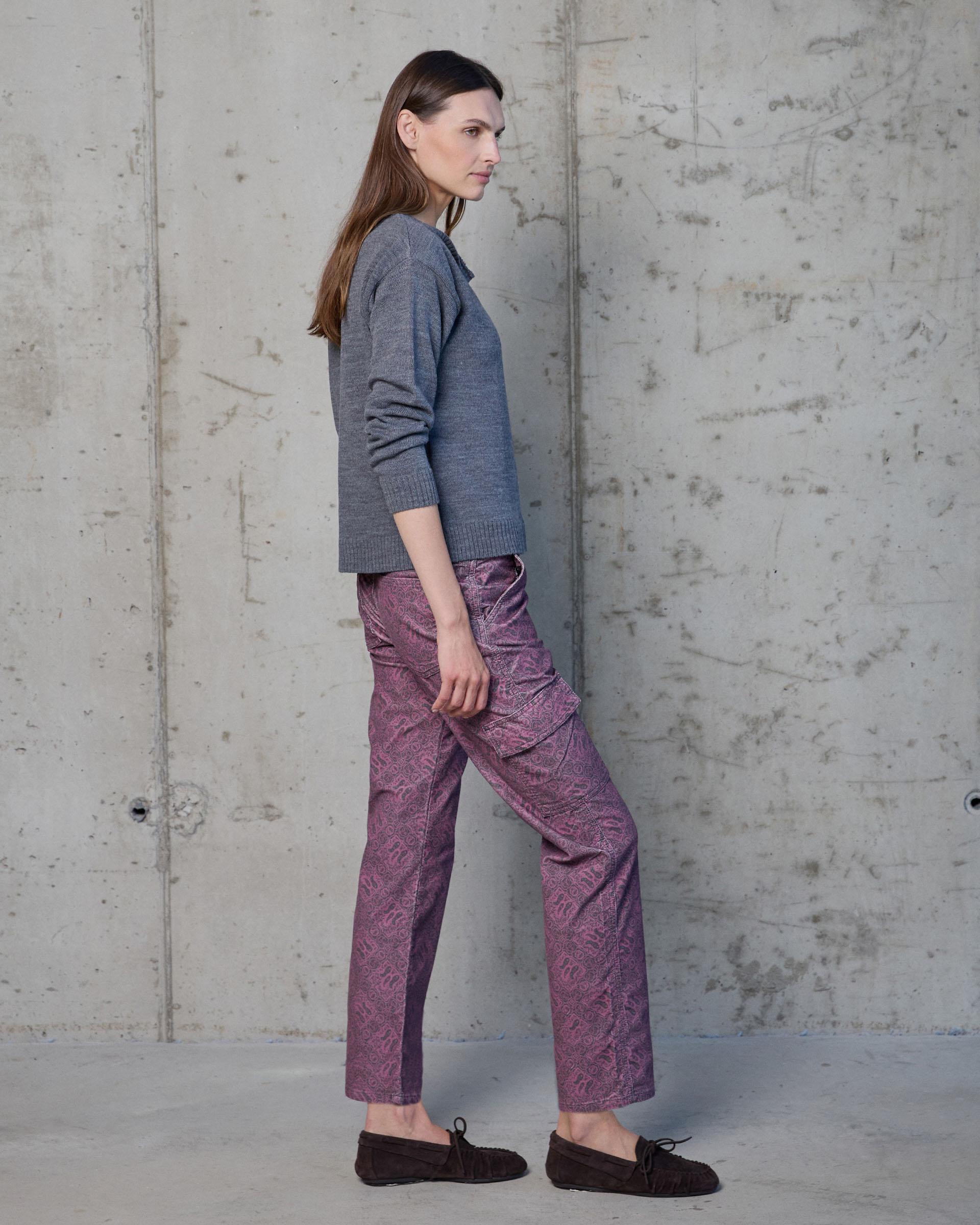JEANS CARGO VELVETONE