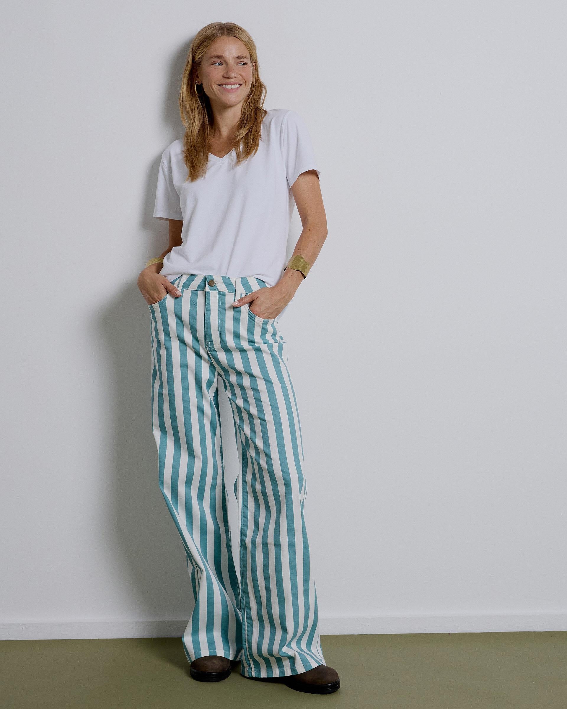 JEANS RAYAS ANCHAS