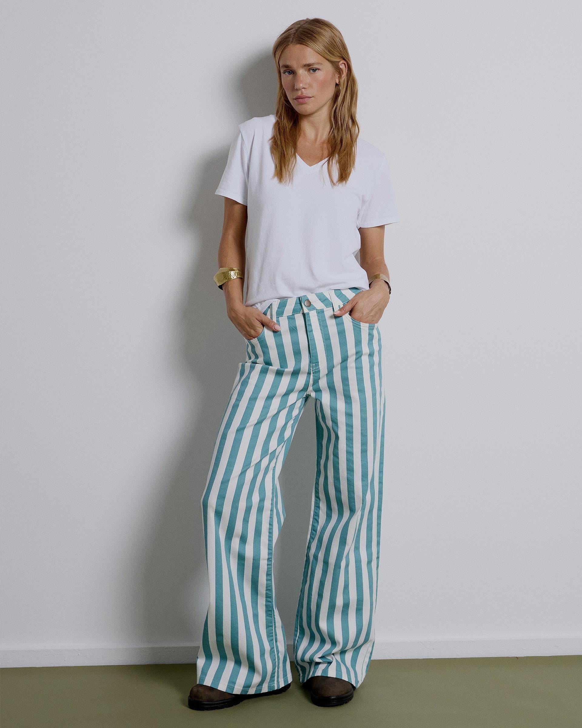 JEANS RAYAS ANCHAS
