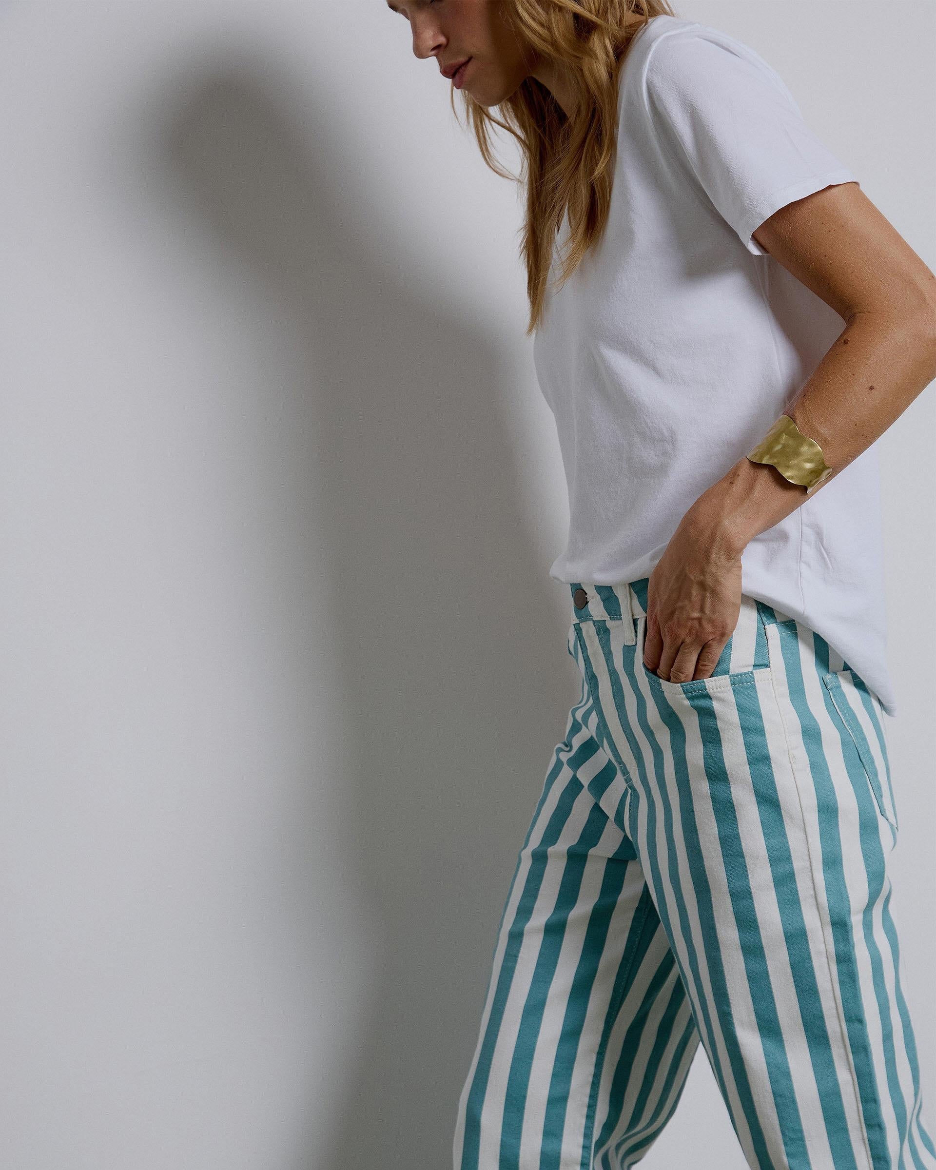 JEANS RAYAS ANCHAS
