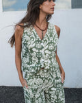 CHALECO FLORES VELVET
