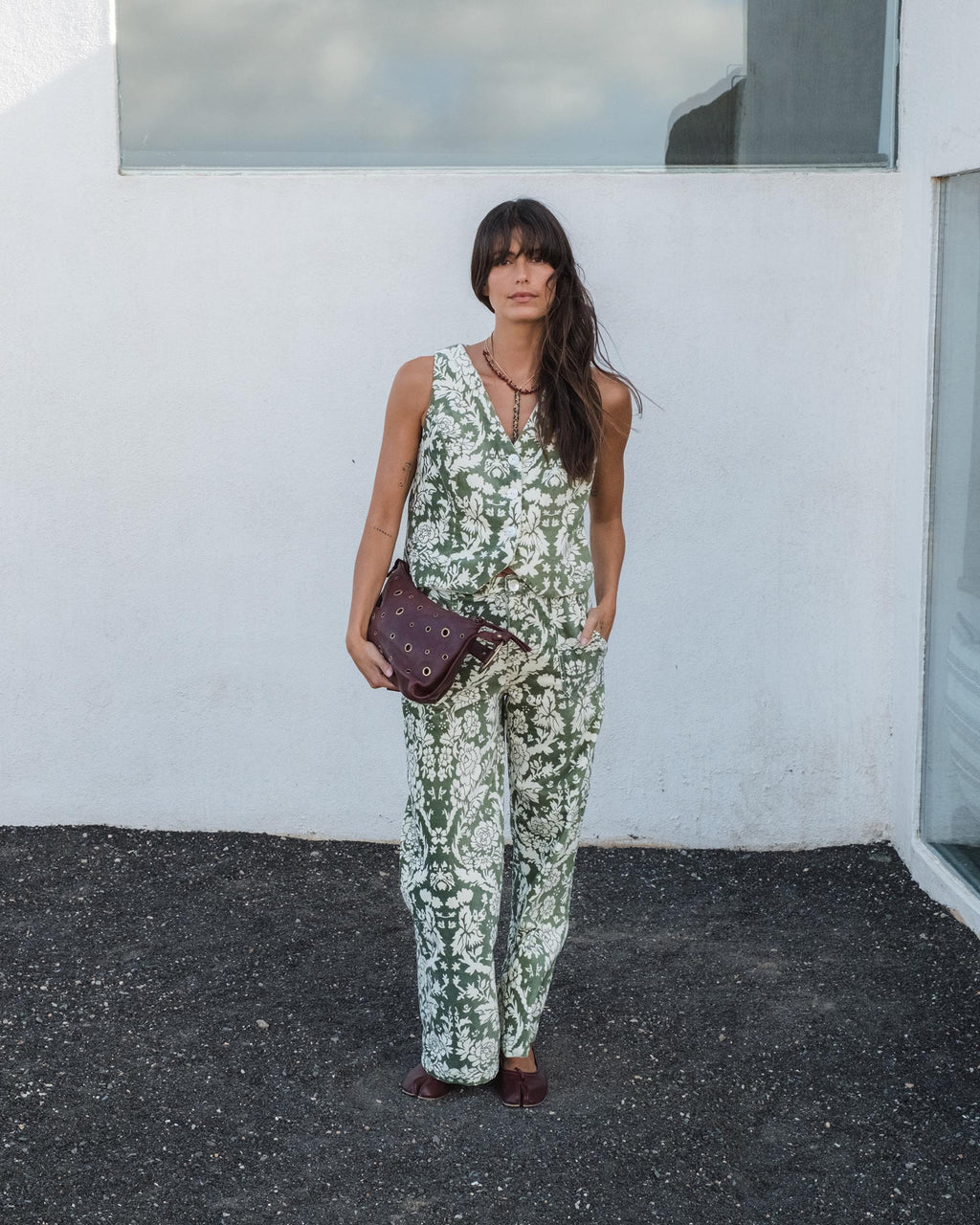 PANTALON FLORES VELVET