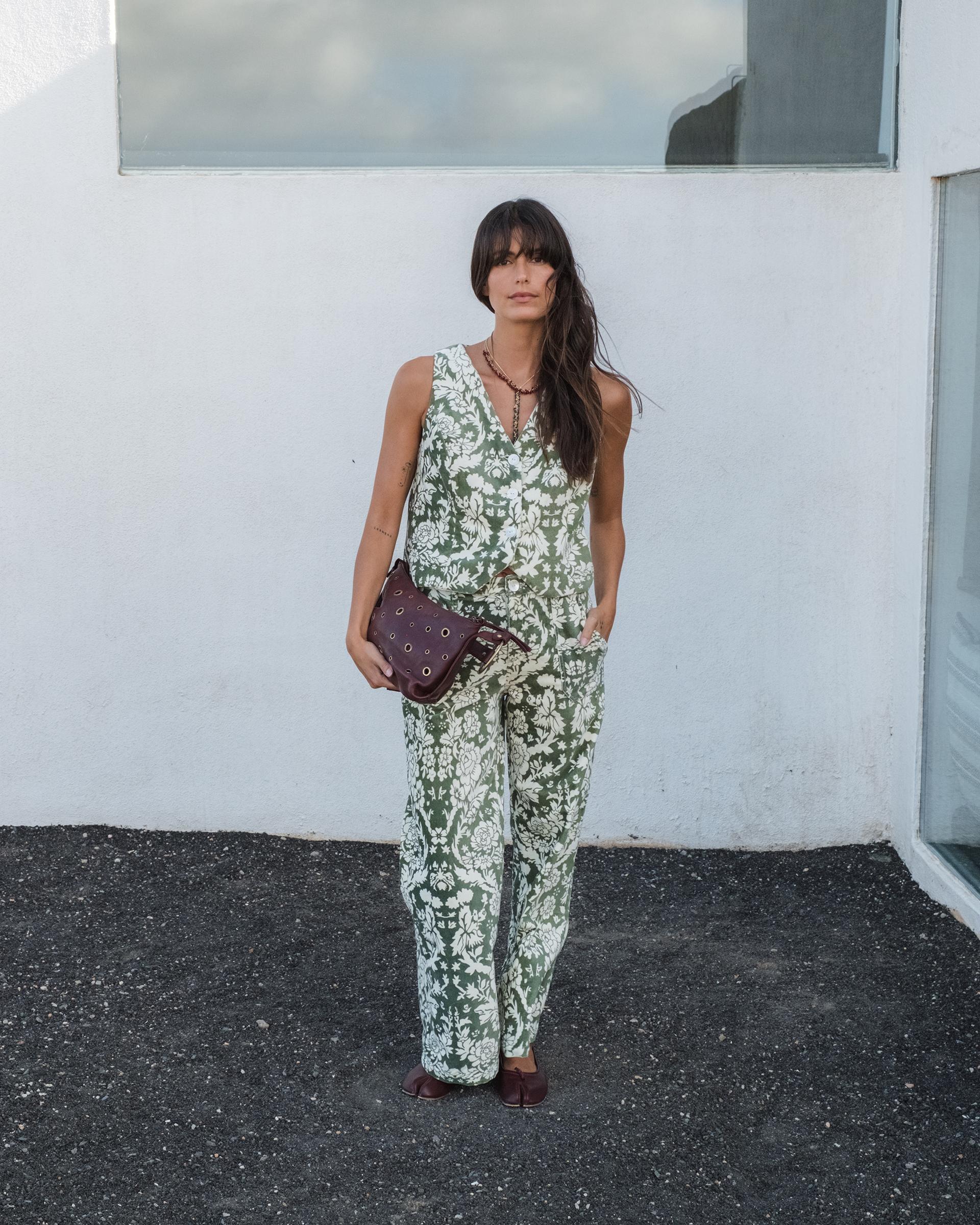 PANTALON FLORES VELVET