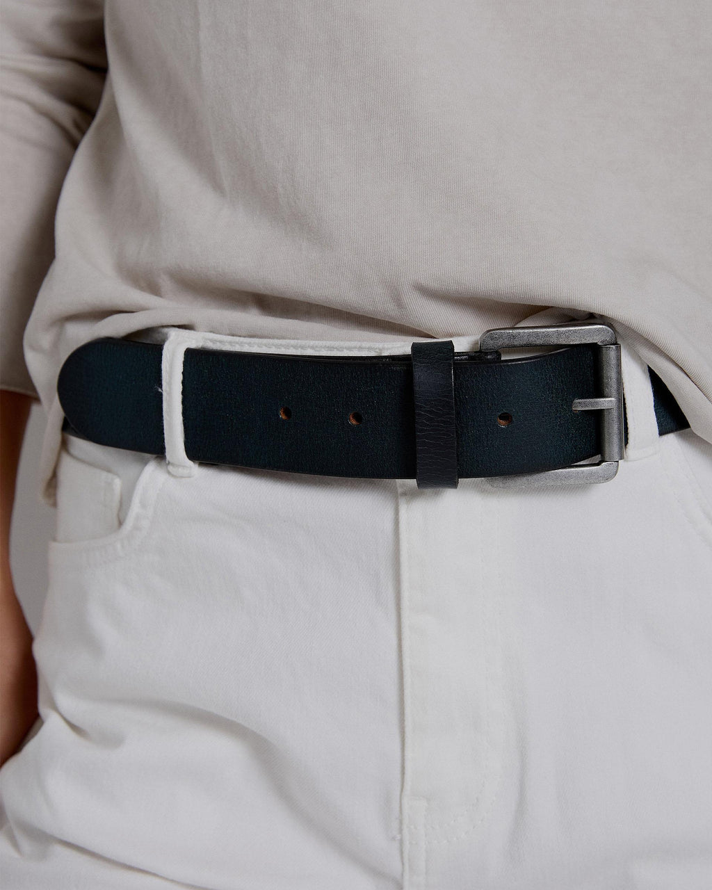 CINTURON PIEL APLIQUES