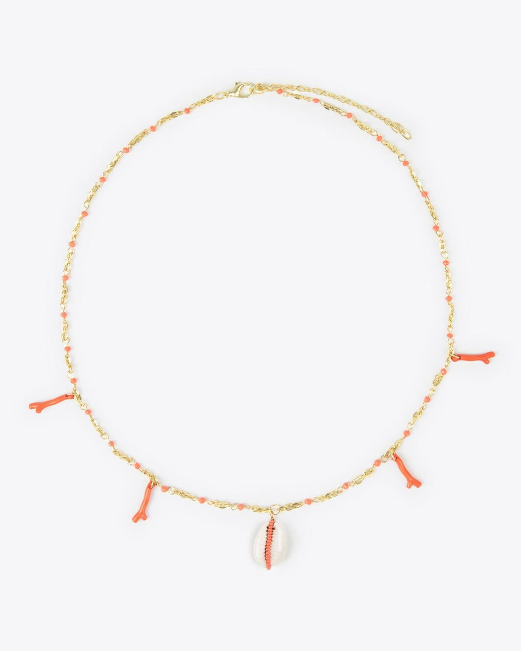 Collar Concha Naranja