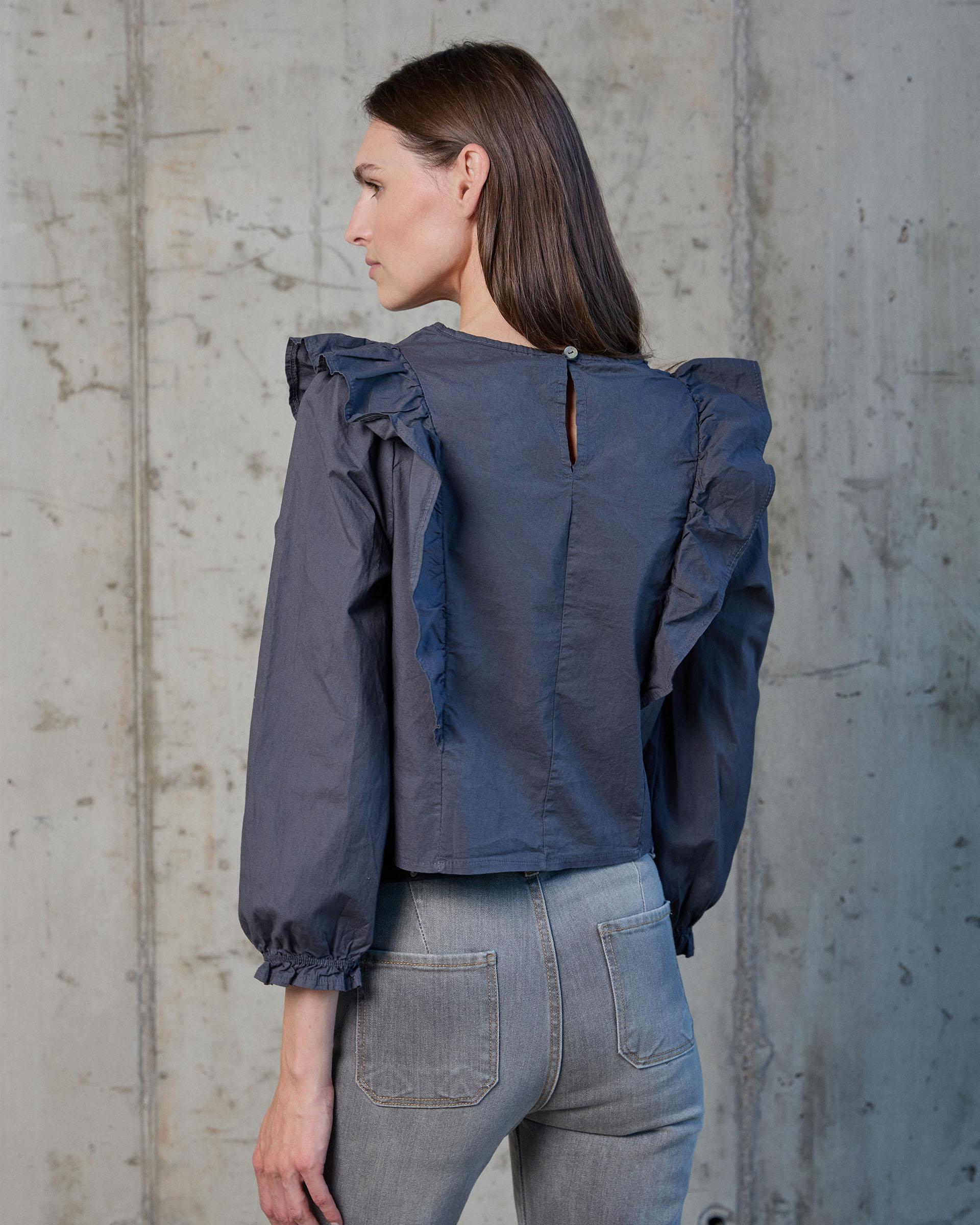 BLUSA FRUNCIDO VOLANTE