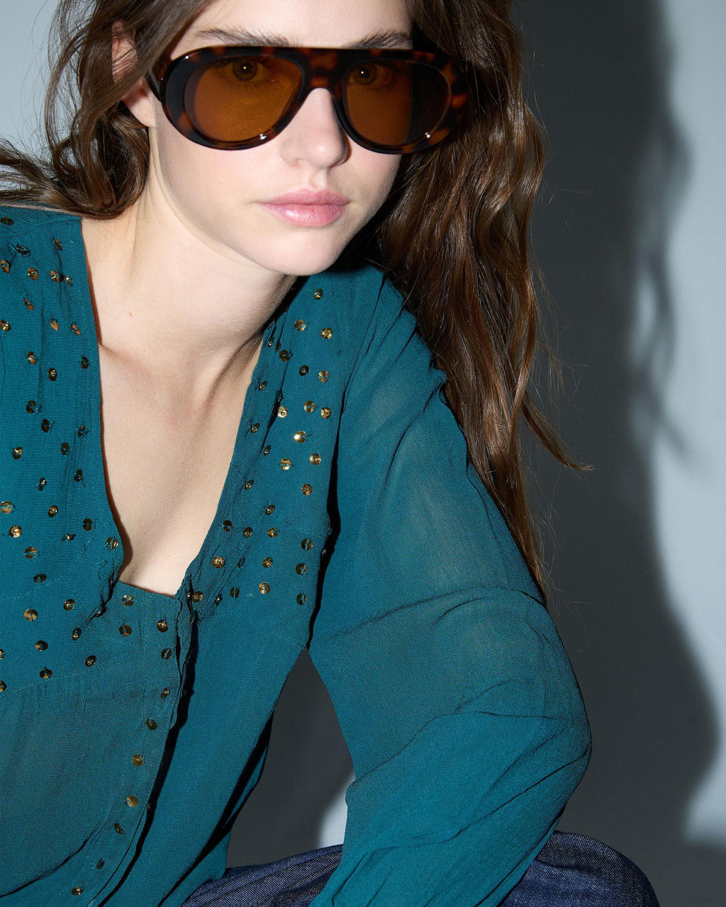 BLUSA LENTEJUELAS CANESU