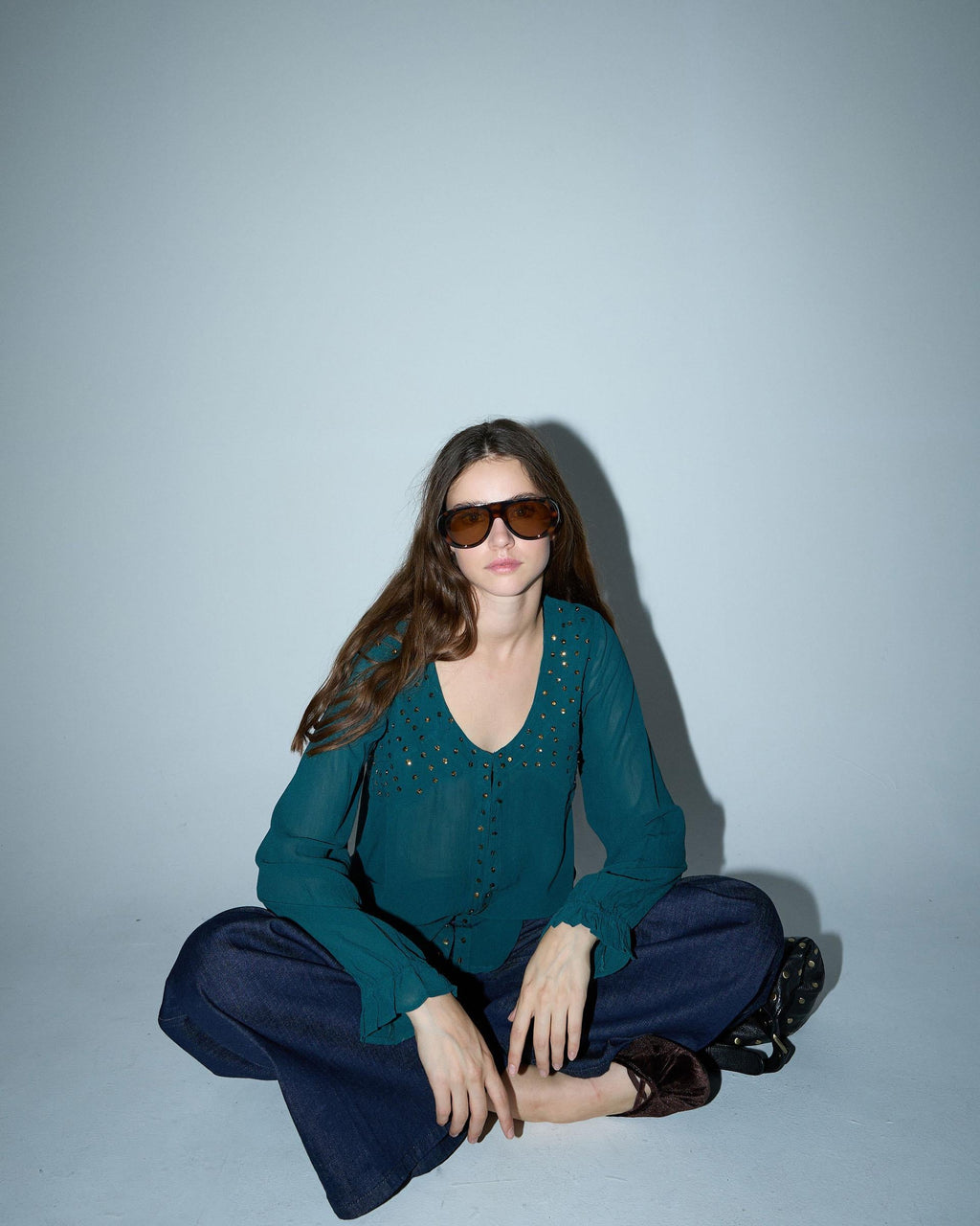 BLUSA LENTEJUELAS CANESU