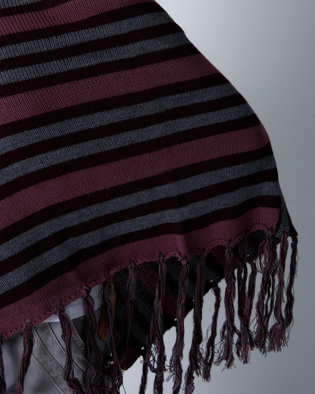 PONCHO RAYAS FLECOS