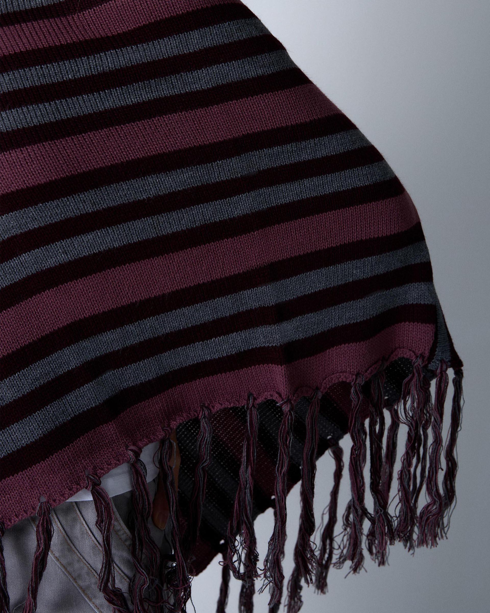 PONCHO RAYAS FLECOS