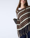 PONCHO RAYAS FLECOS