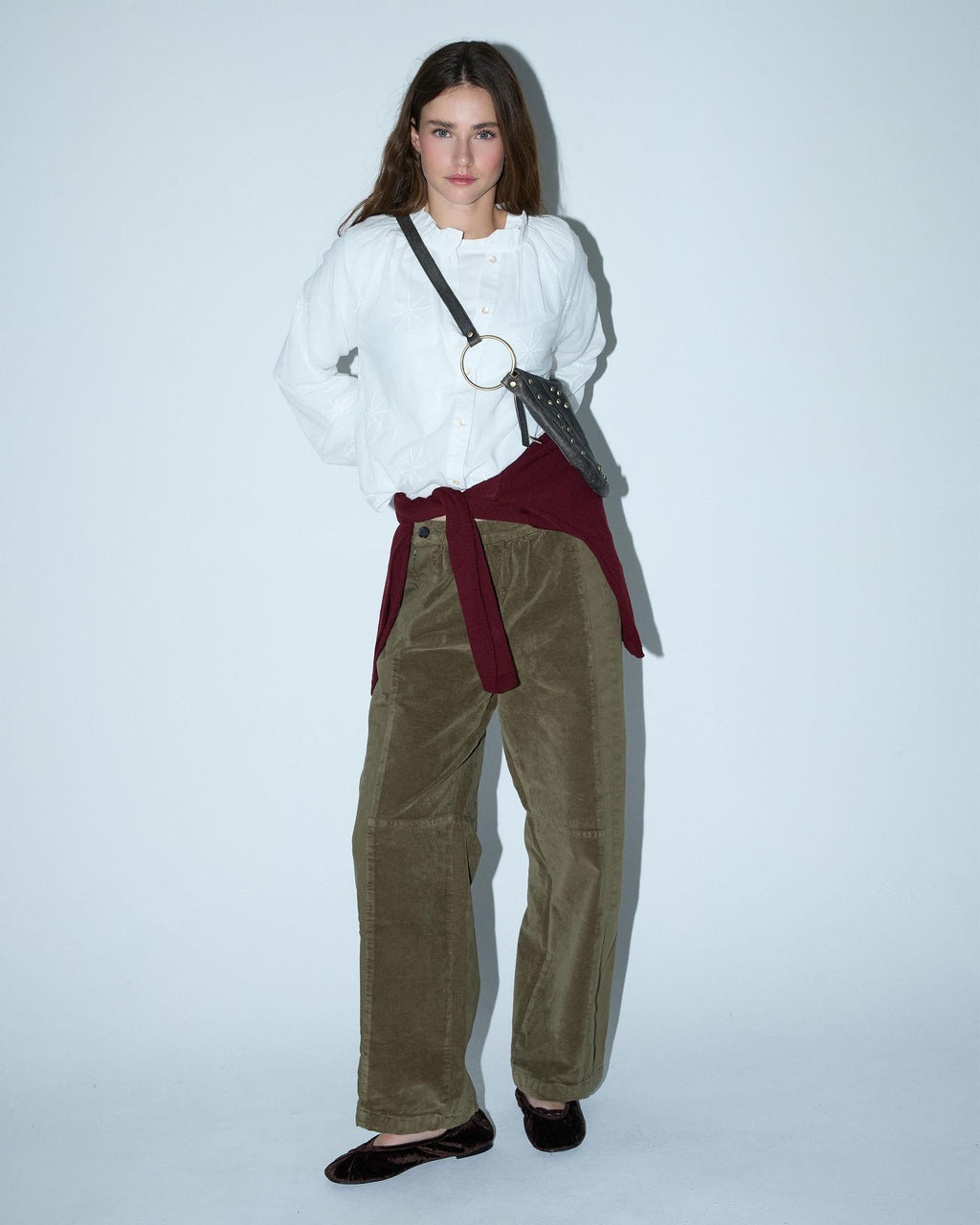 PANTALON VELVETONE CONTRASTE