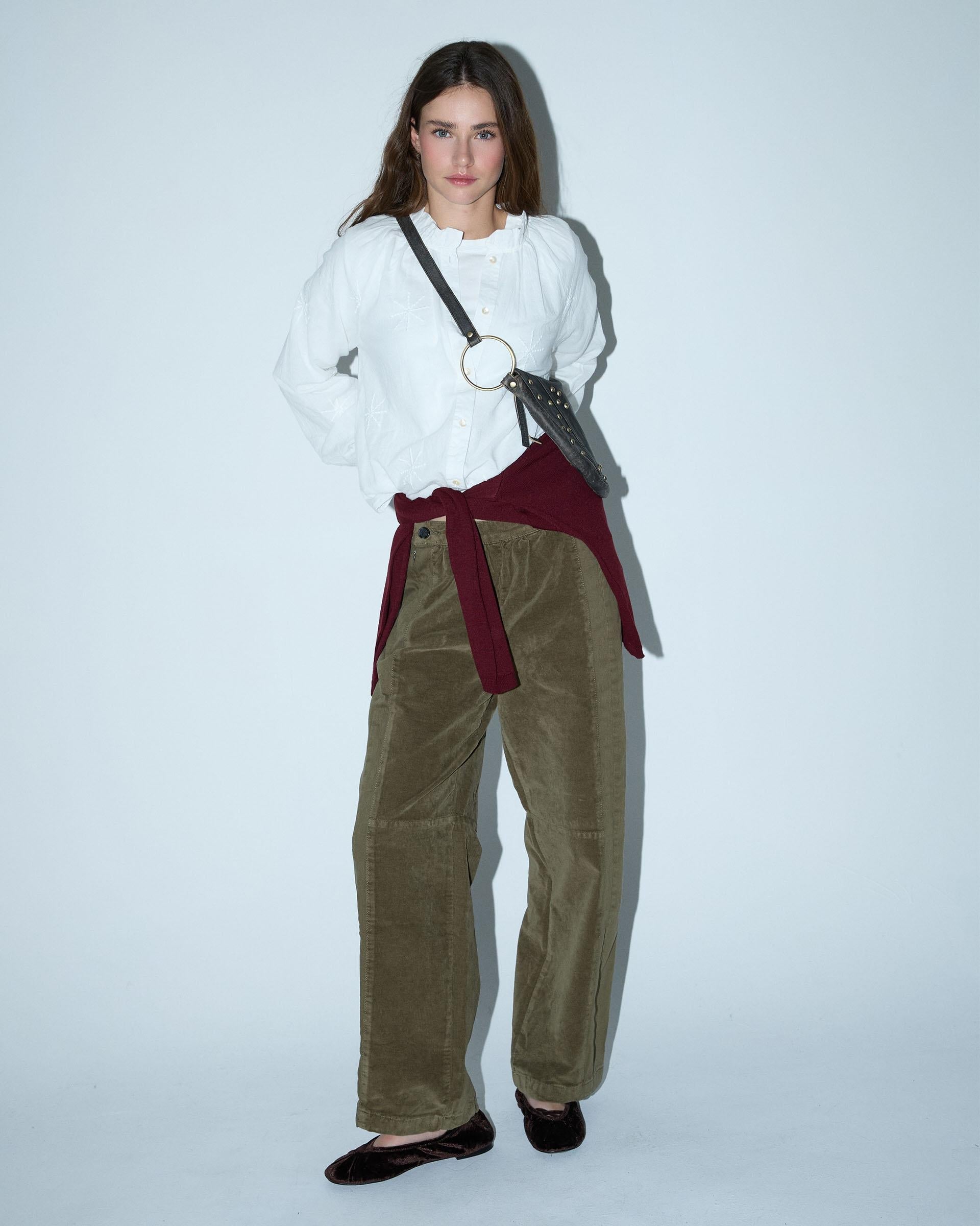 PANTALON VELVETONE CONTRASTE