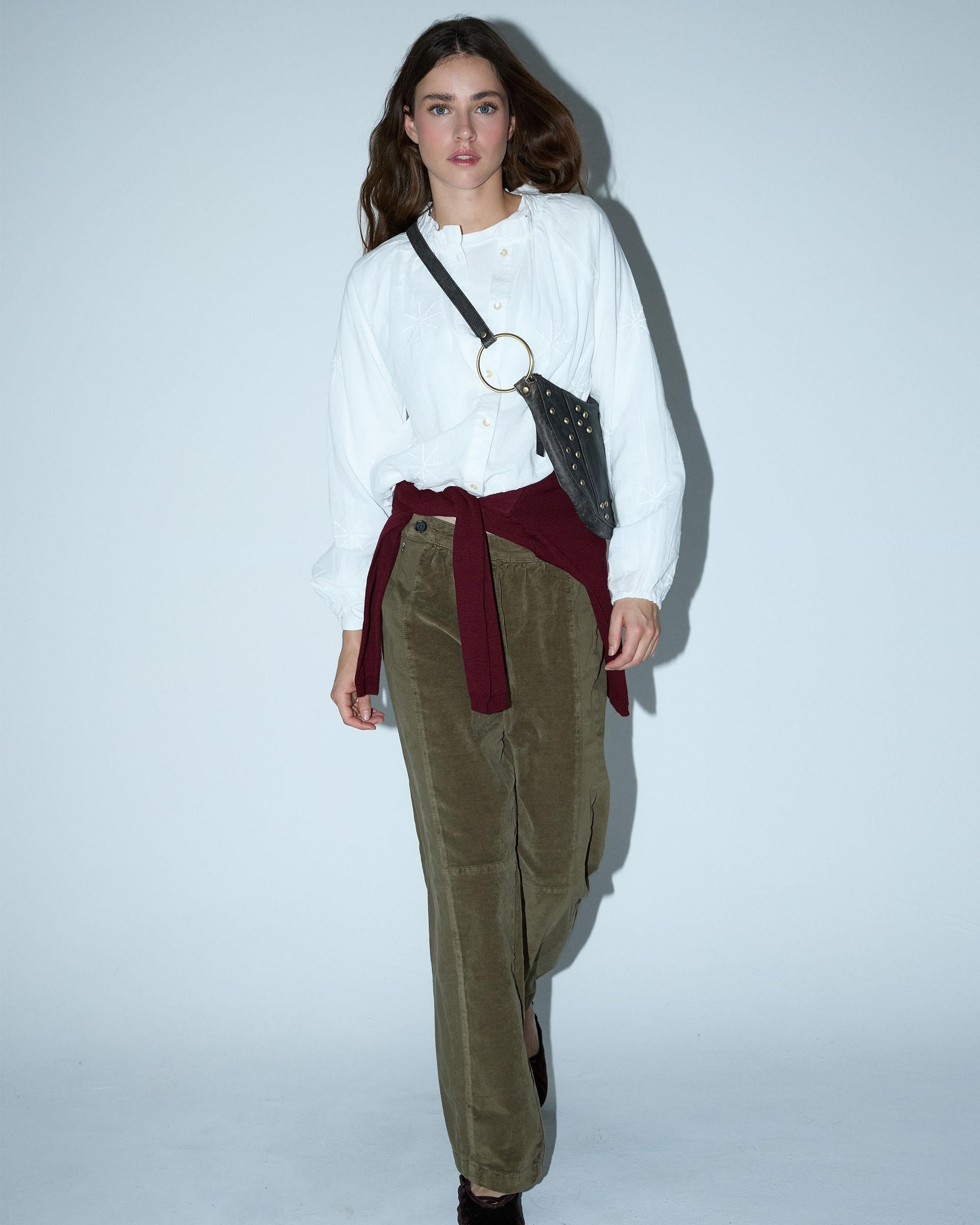 PANTALON VELVETONE CONTRASTE
