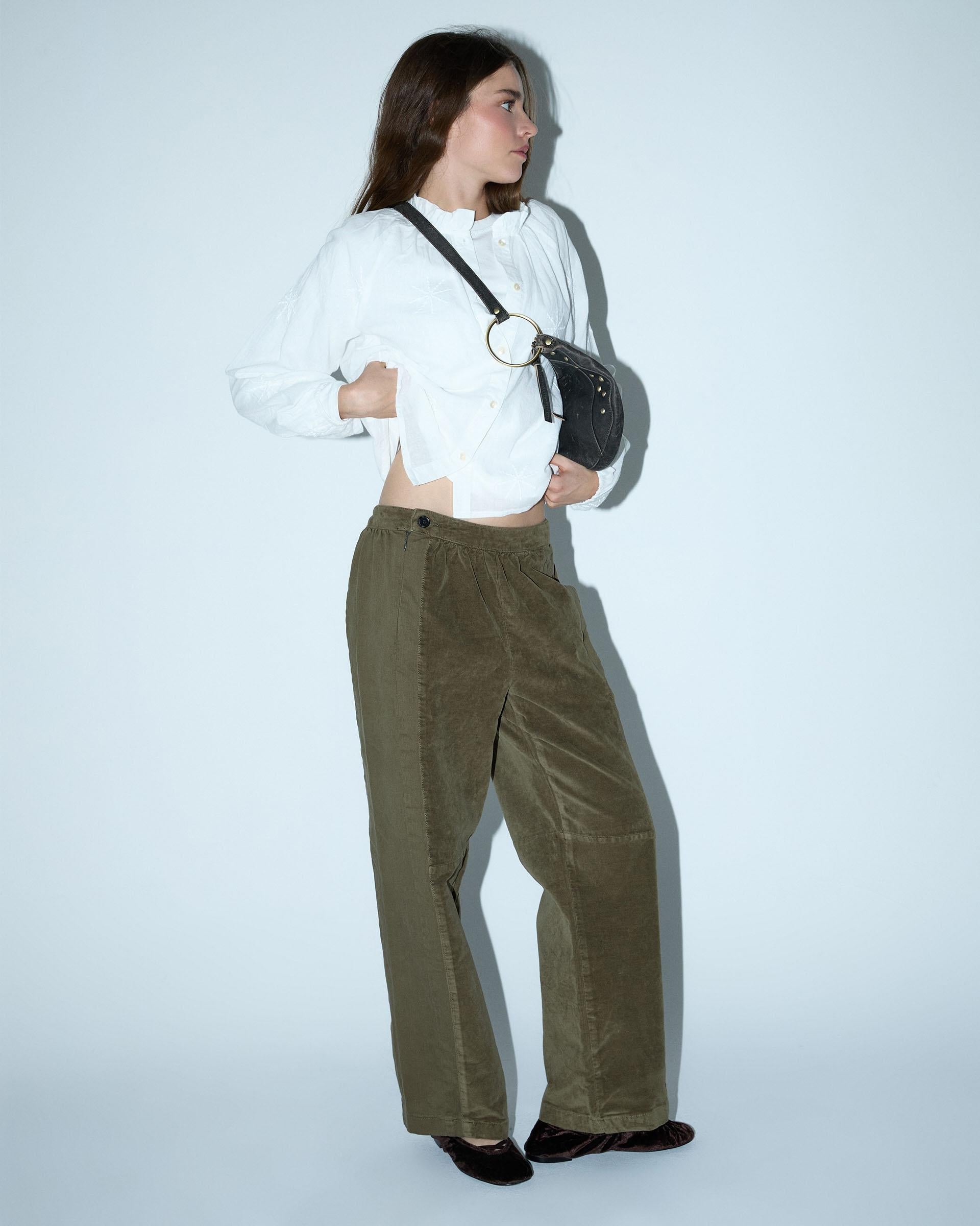 PANTALON VELVETONE CONTRASTE