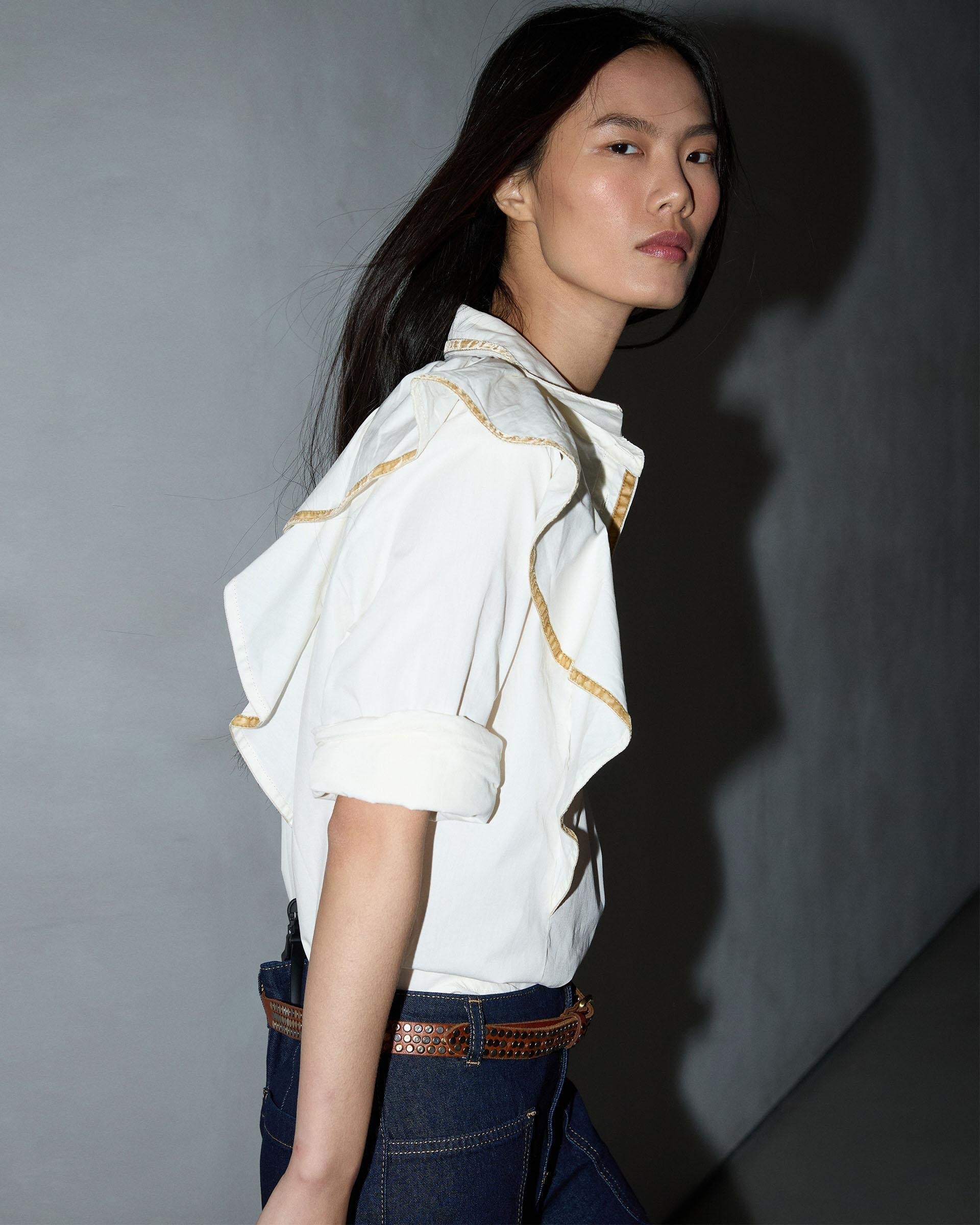 BLUSA VOLANTES VIVO