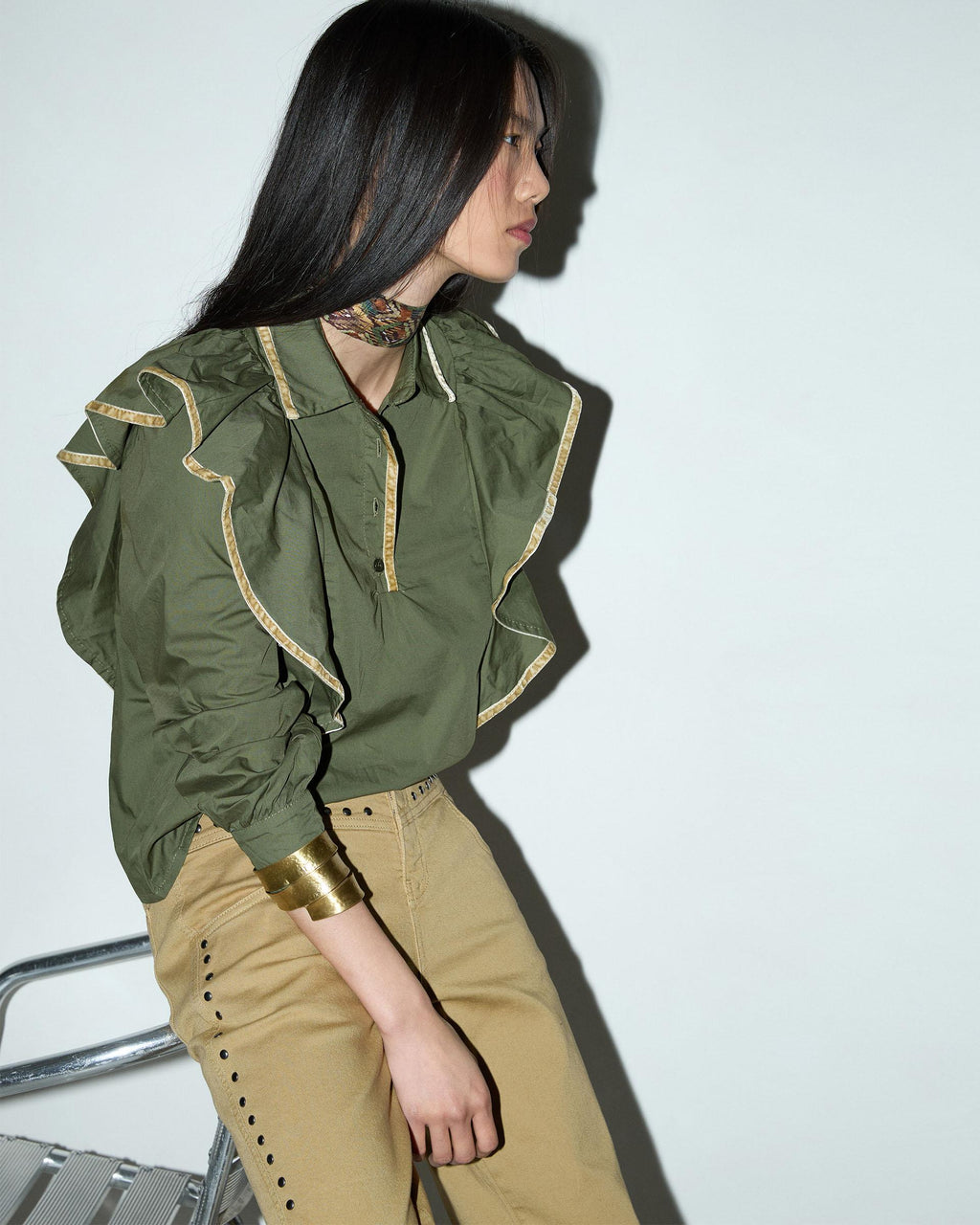 BLUSA VOLANTES VIVO