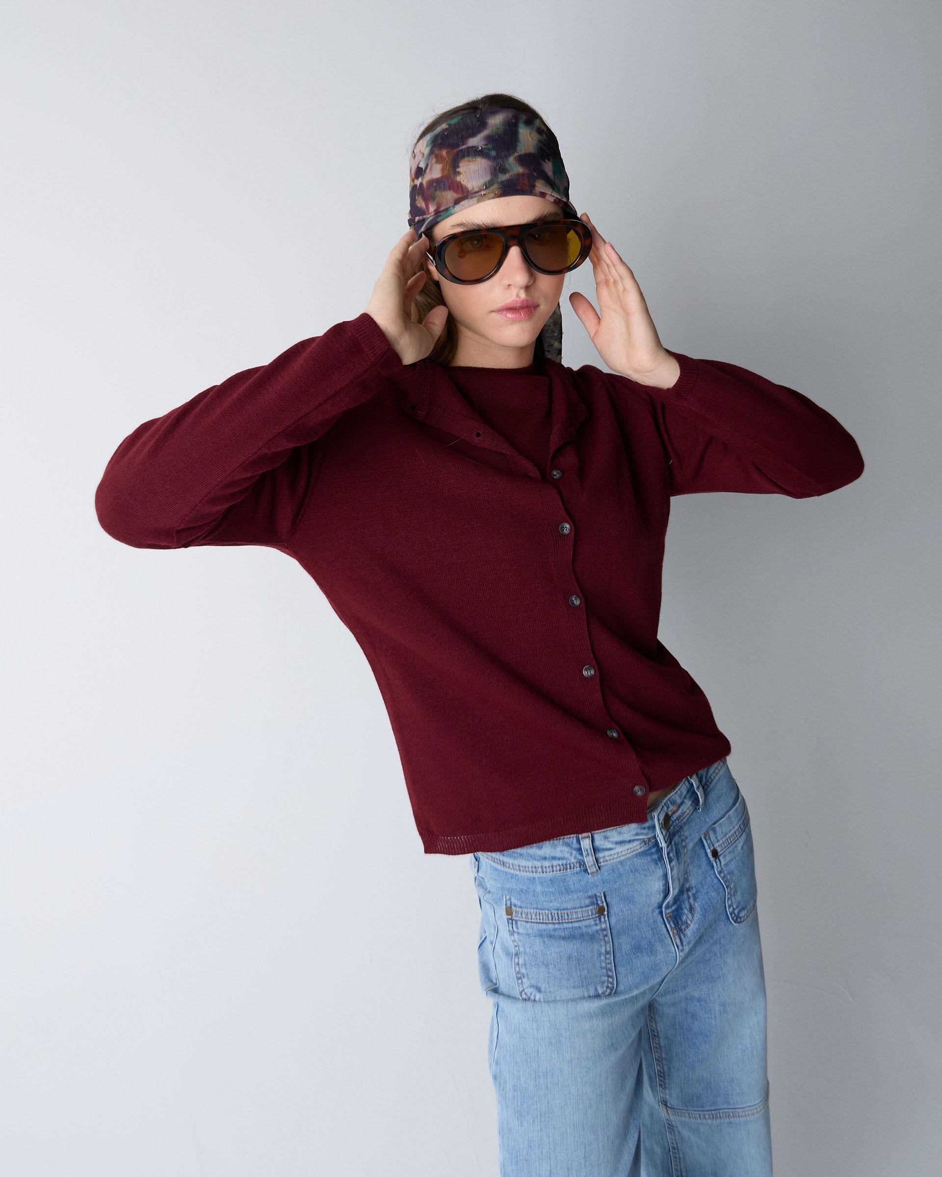 CHAQUETA PUNTO FINO