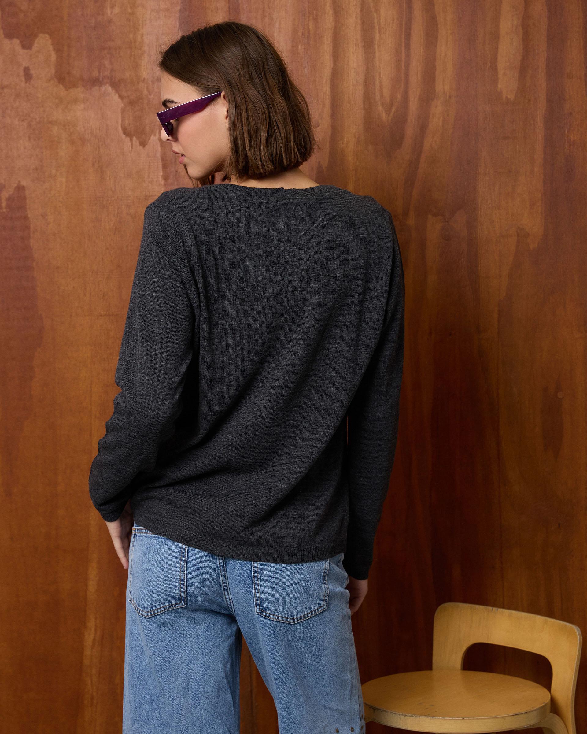 CHAQUETA PUNTO FINO