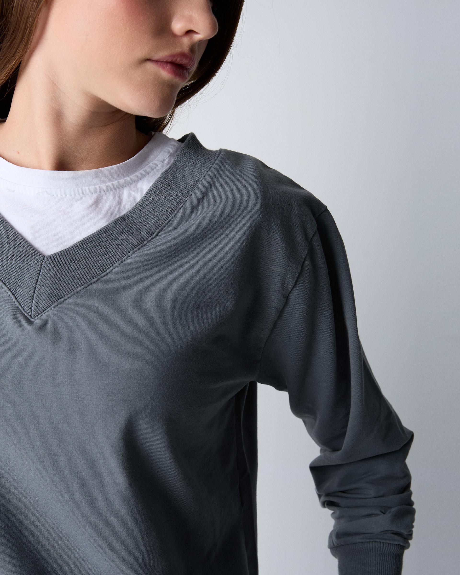 SUDADERA CUELLO PICO