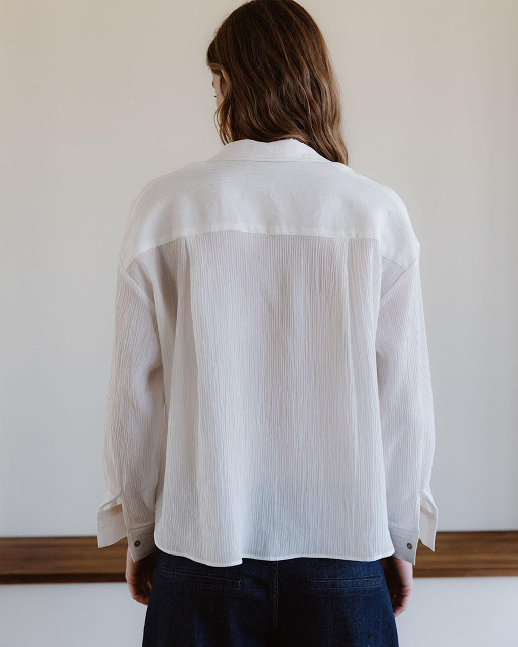 CAMISA TEJIDO PLISADO