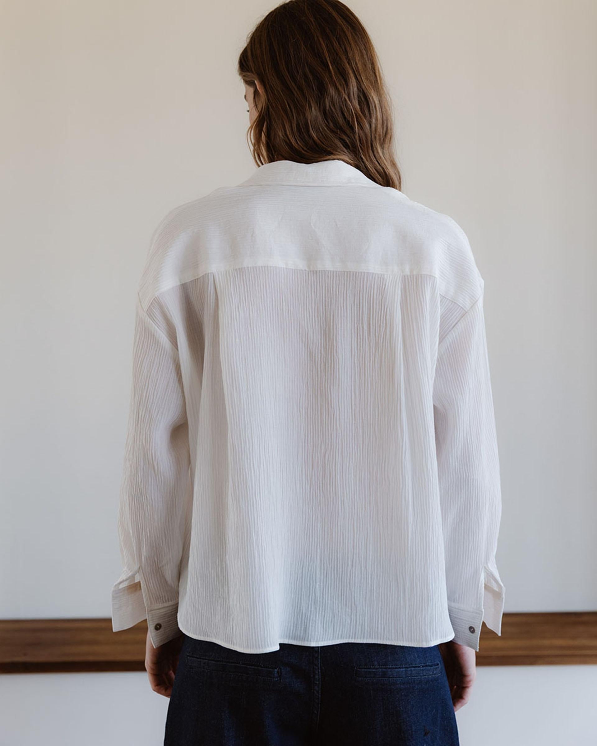 CAMISA TEJIDO PLISADO