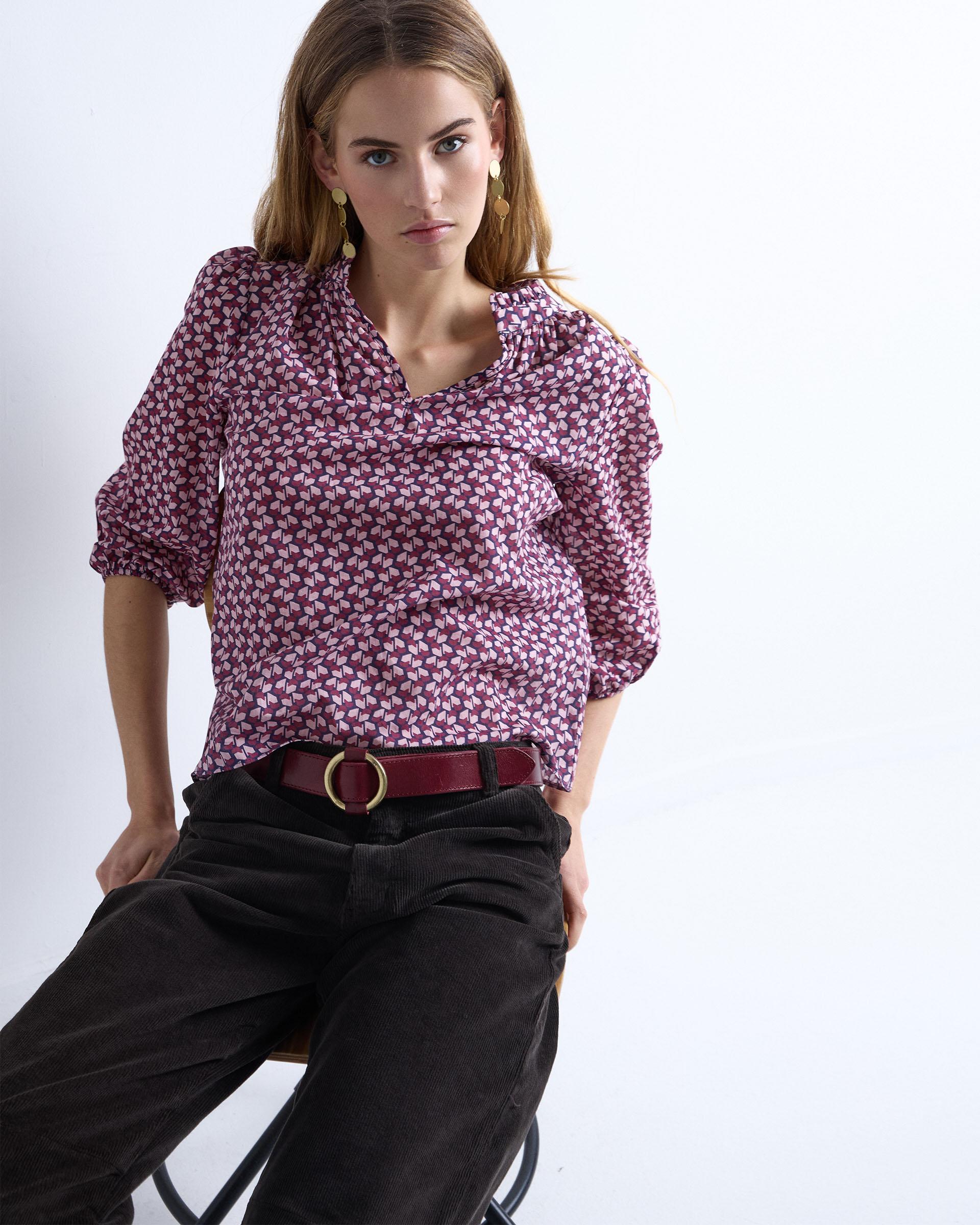 BLUSA ESTAMPADO GEOMETRICO