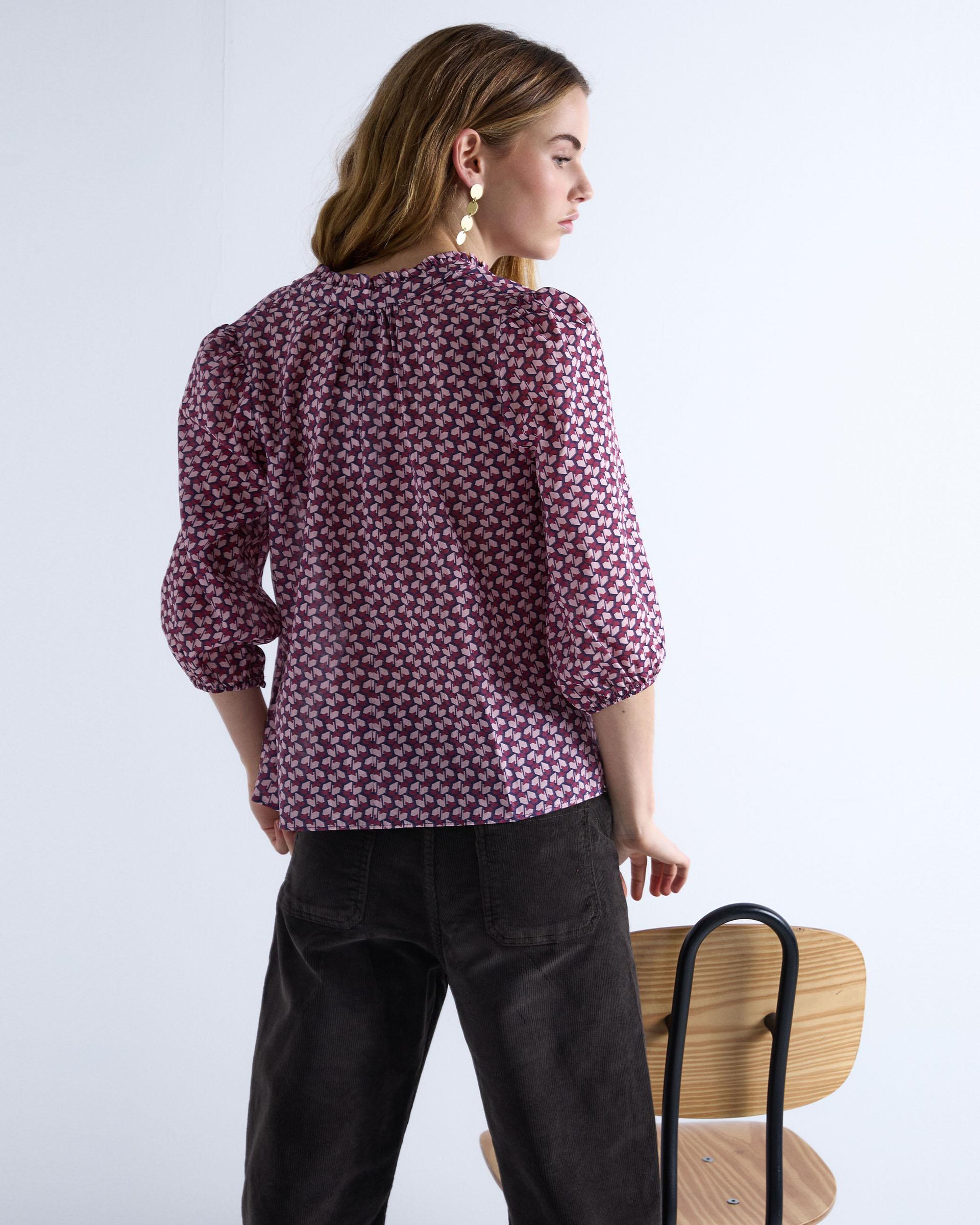 BLUSA ESTAMPADO GEOMETRICO