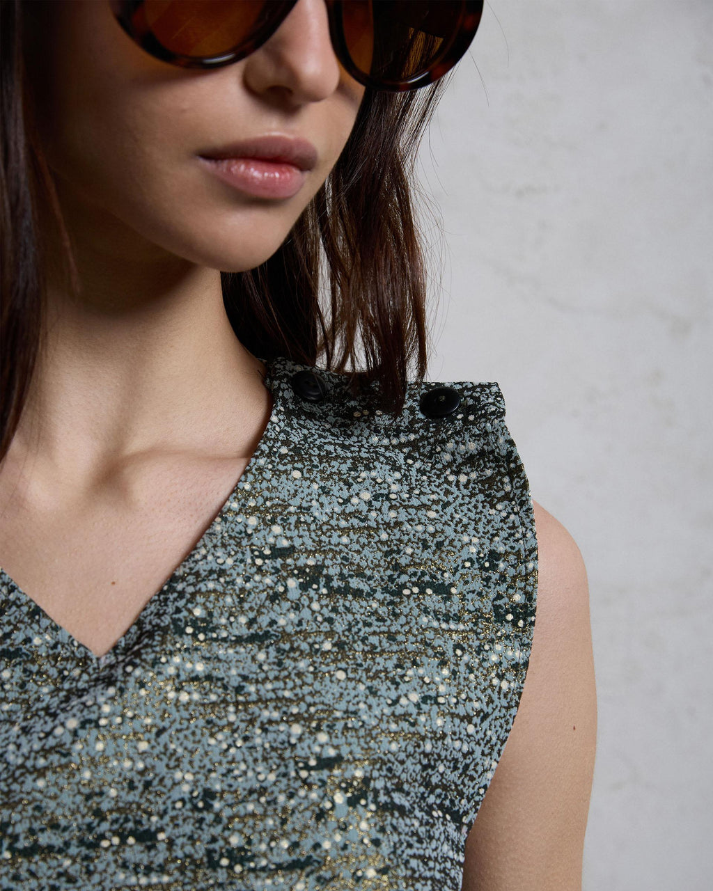TOP CRUZADO JACQUARD