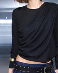 TOP  DRAPEADO LUREX