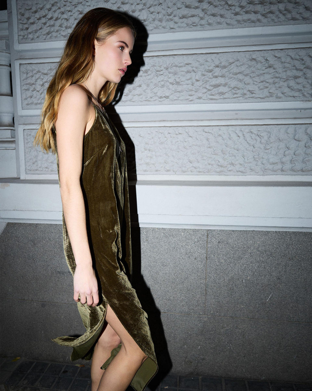 VESTIDO LARGO TERCIOPELO