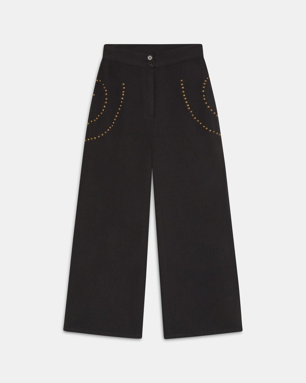 Pantalón Tachuelas Espirales Antracita