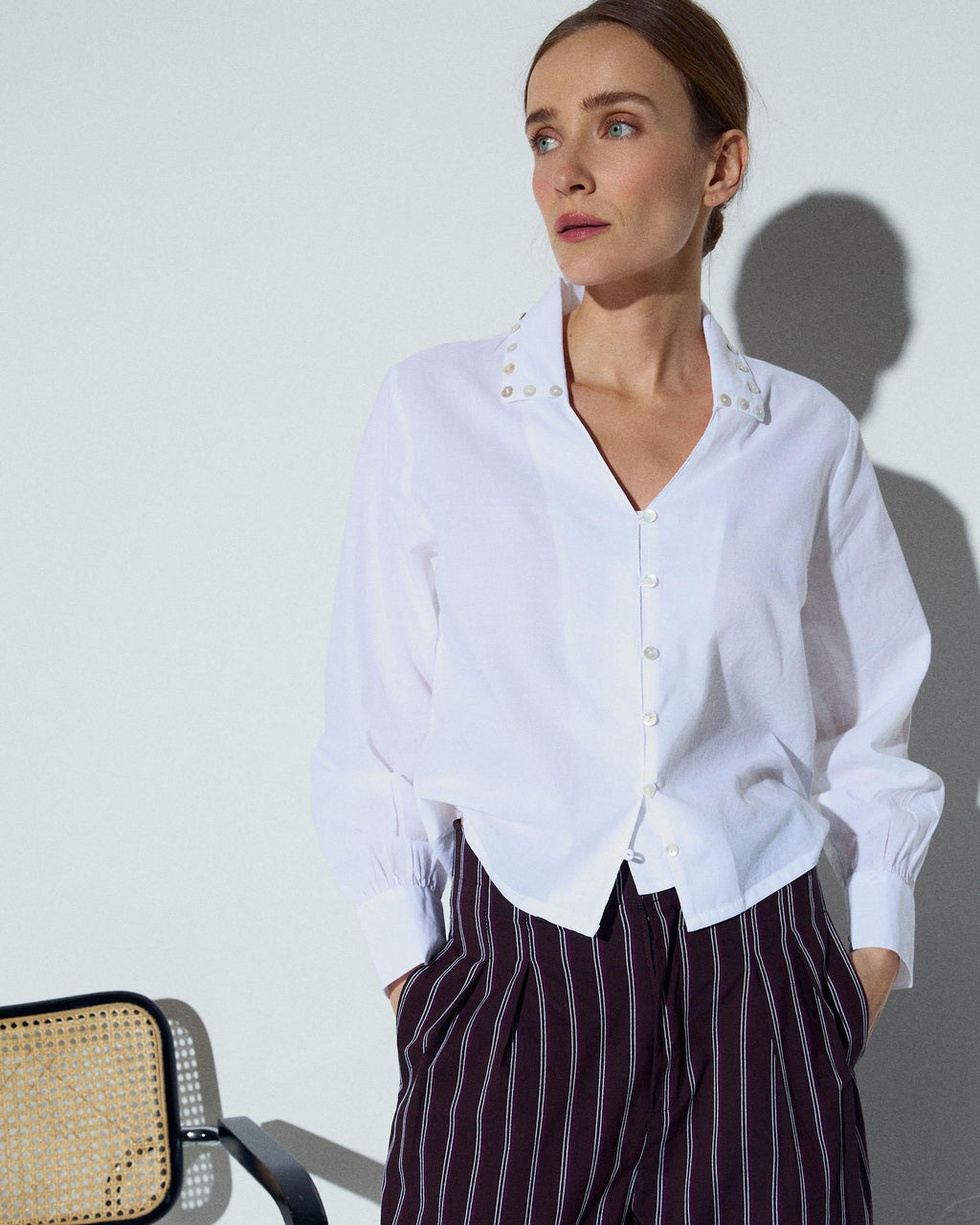 CAMISA BOTONES NACAR
