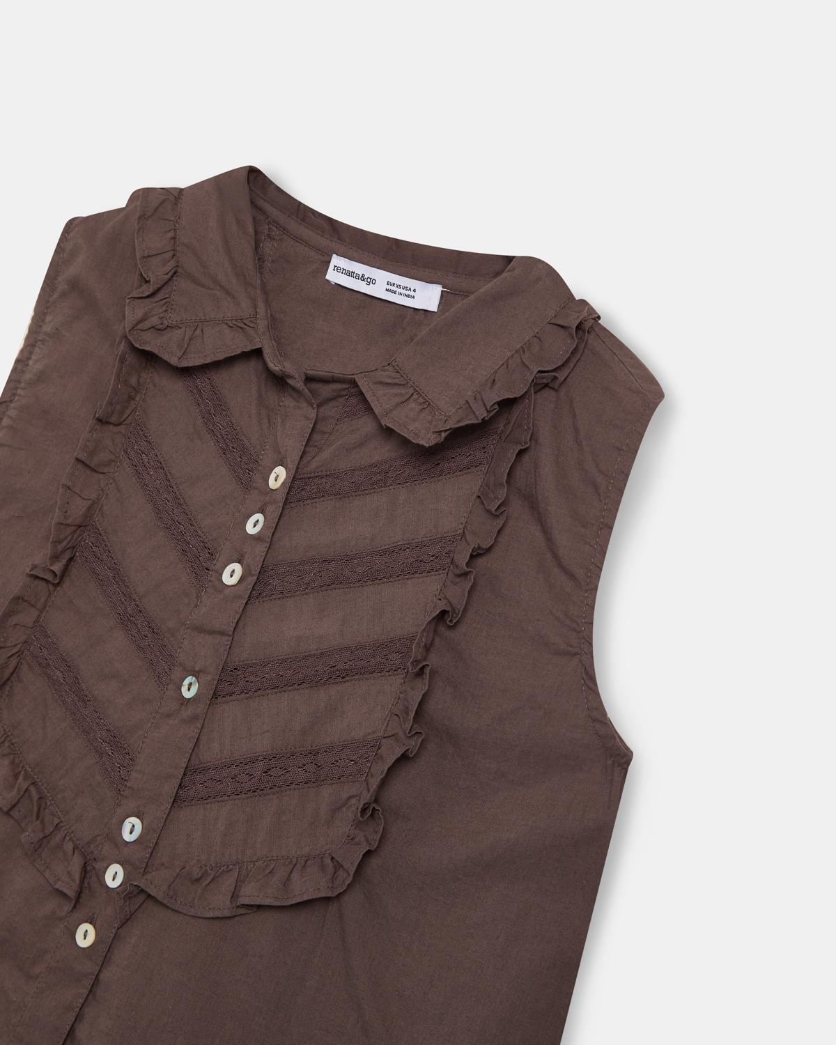 BLUSA SIN MANGAS PECHERA