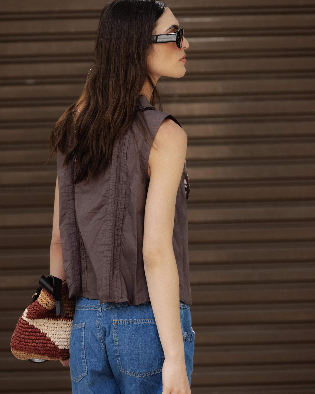 BLUSA SIN MANGAS PECHERA