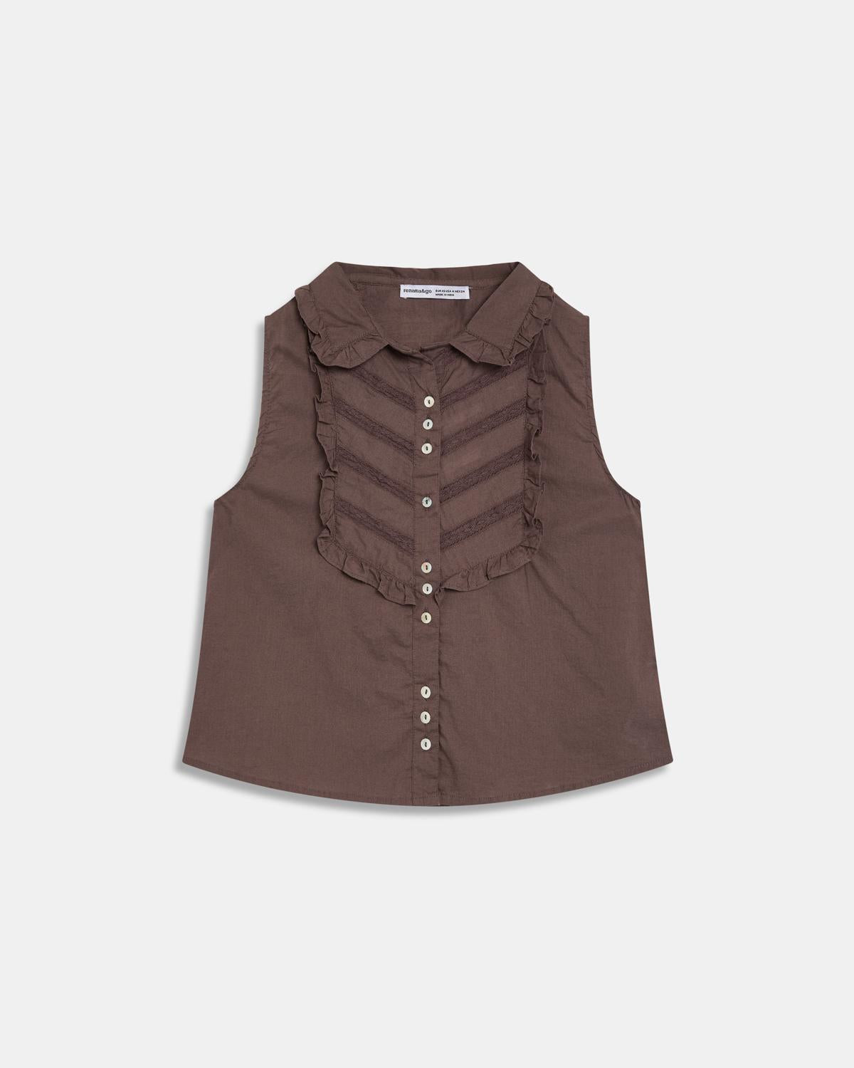 BLUSA SIN MANGAS PECHERA