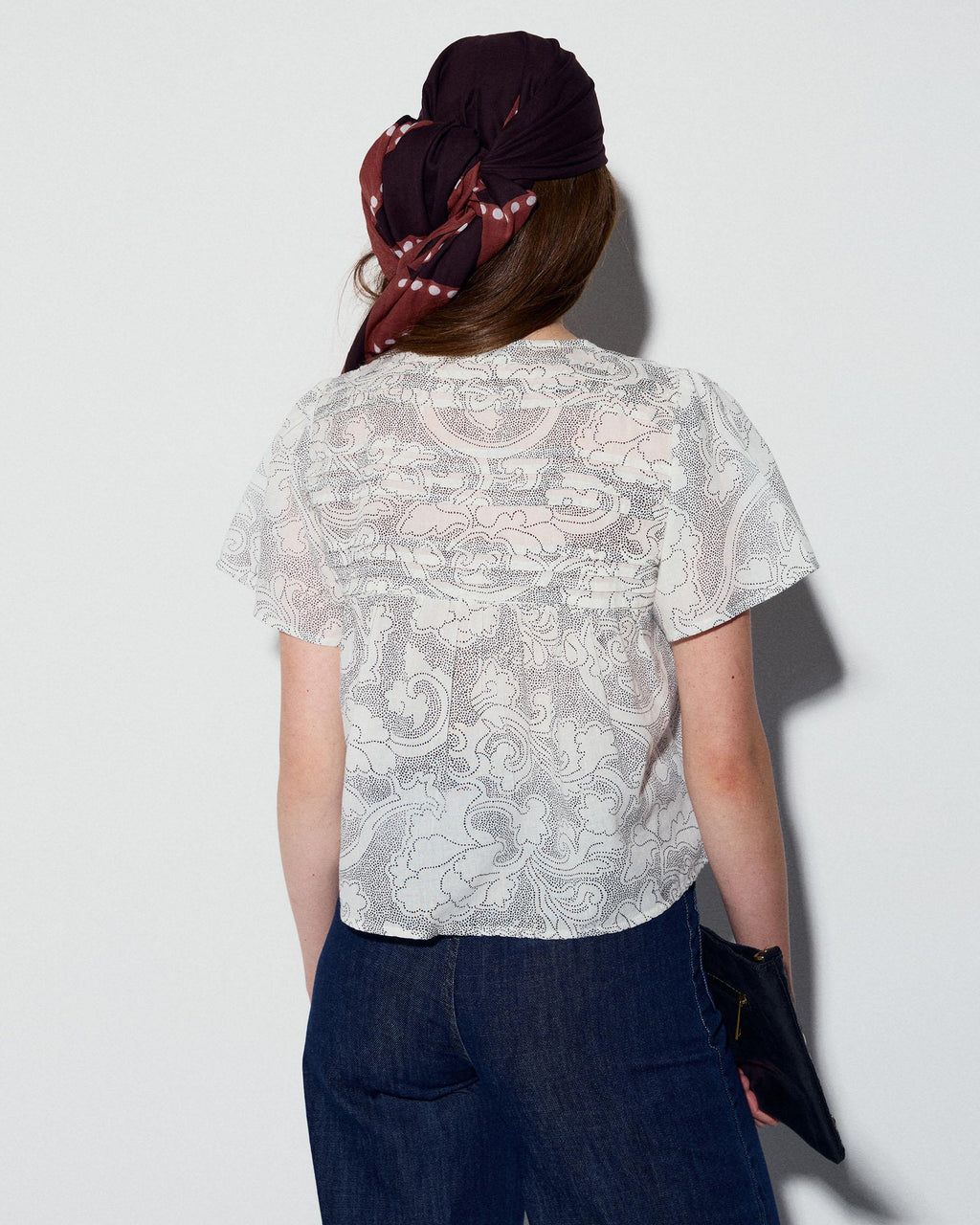 BLUSA PLIEGUES DELANTEROS BOTONES