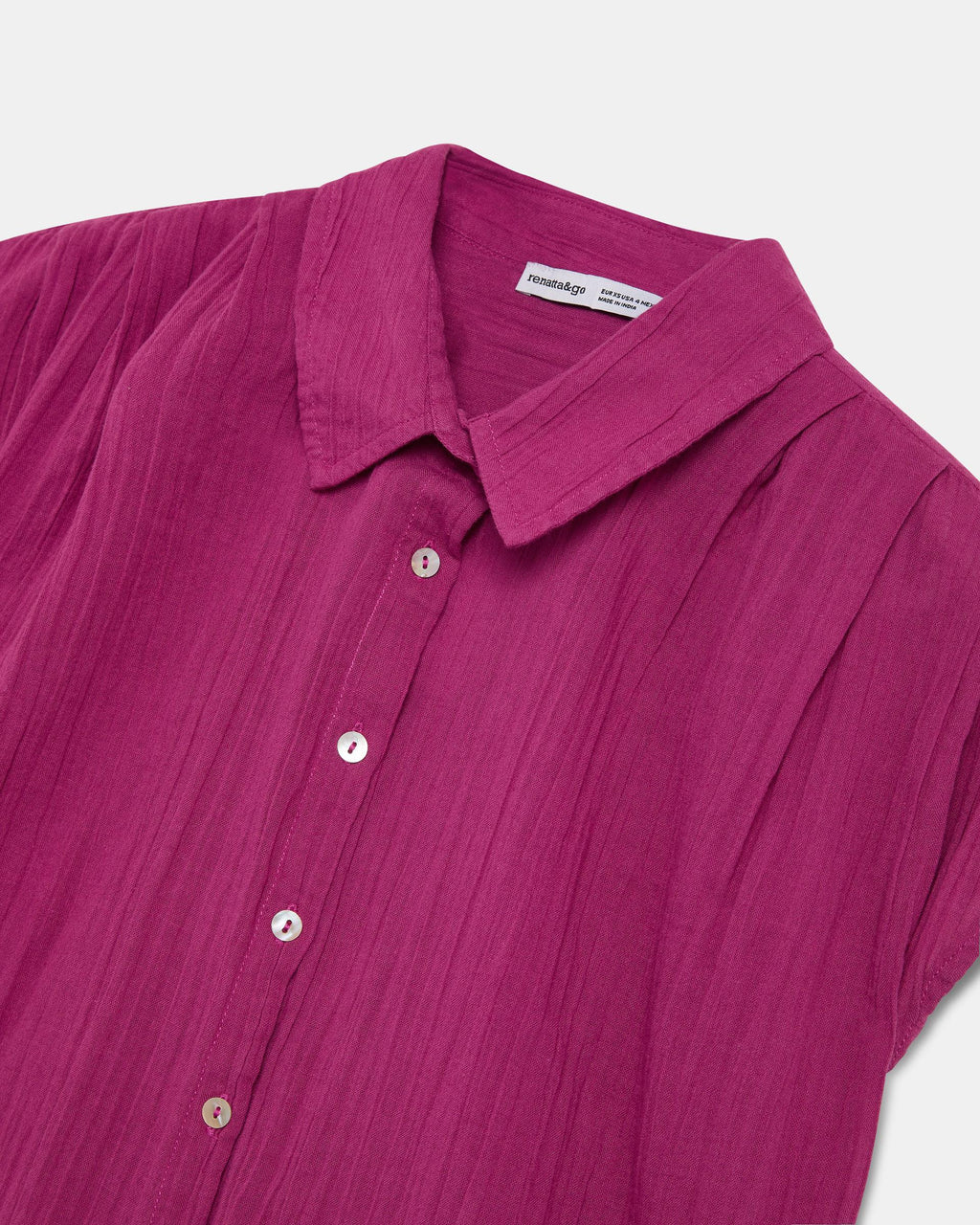 CAMISA SIN MANGAS PLIEGUES
