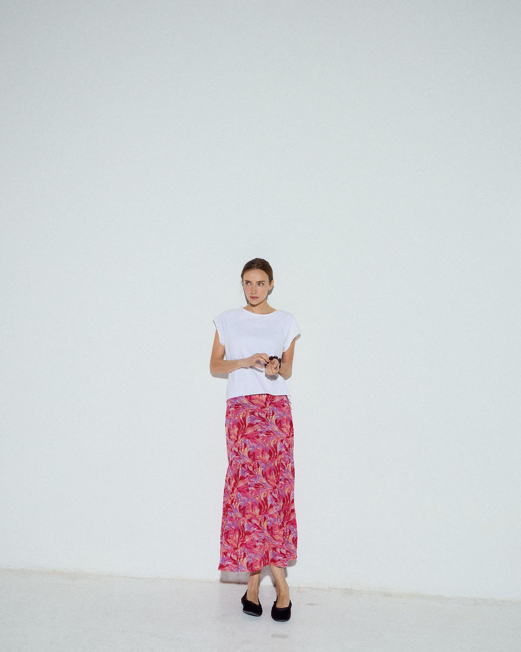 FALDA FLUIDA ESTAMPADO FLORAL