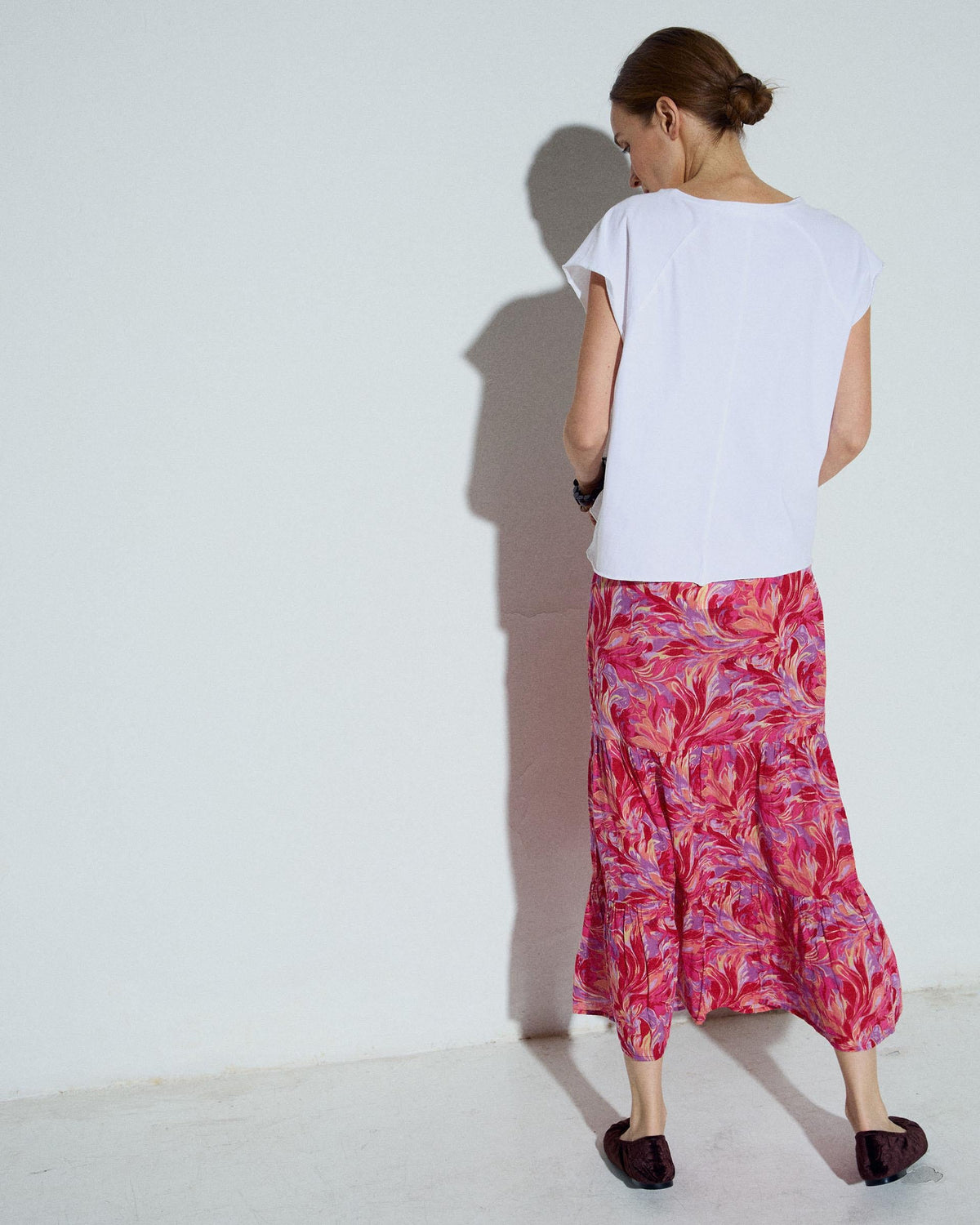 FALDA FLUIDA ESTAMPADO FLORAL