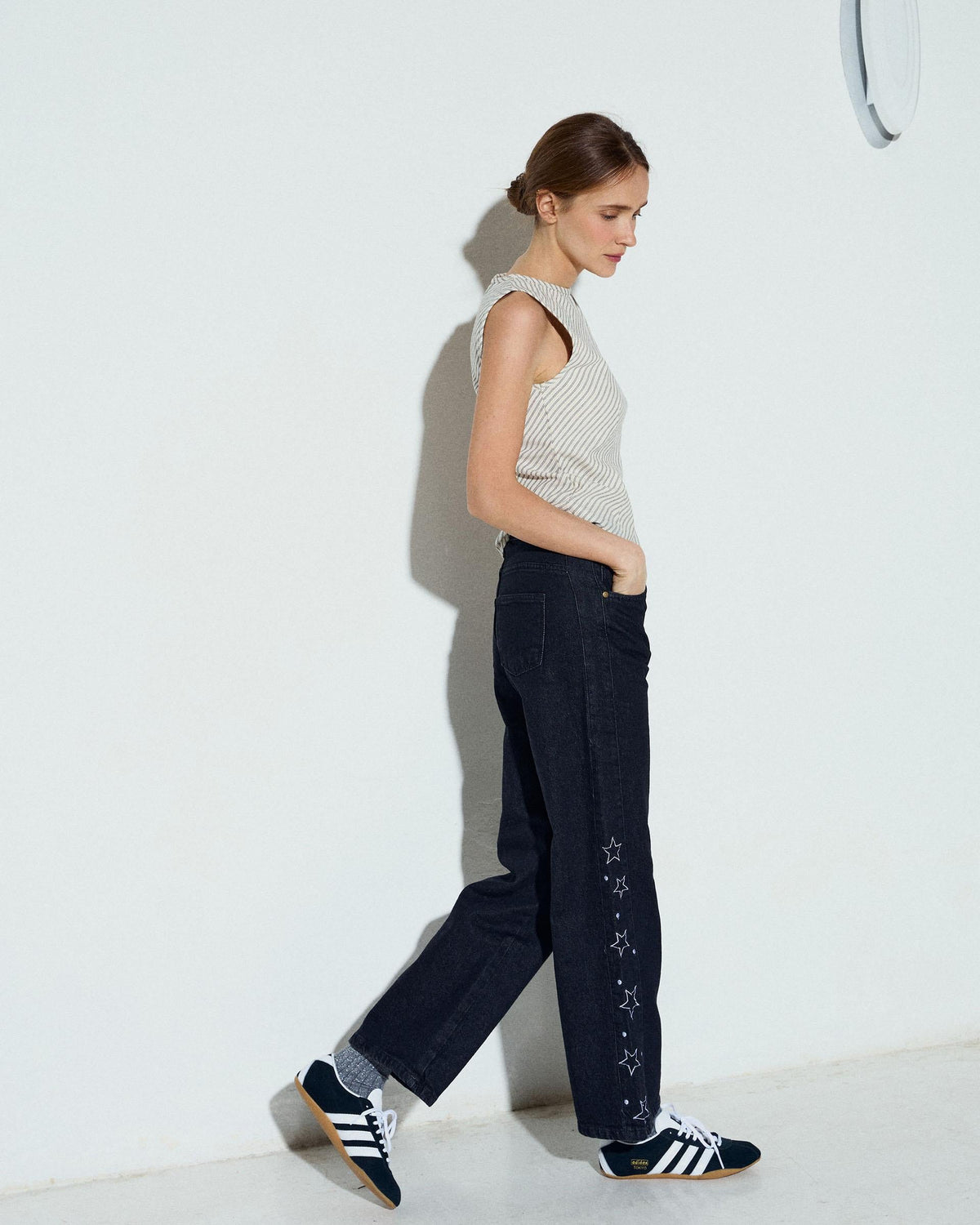 TOP ESTAMPADO RAYAS DIAGONALES