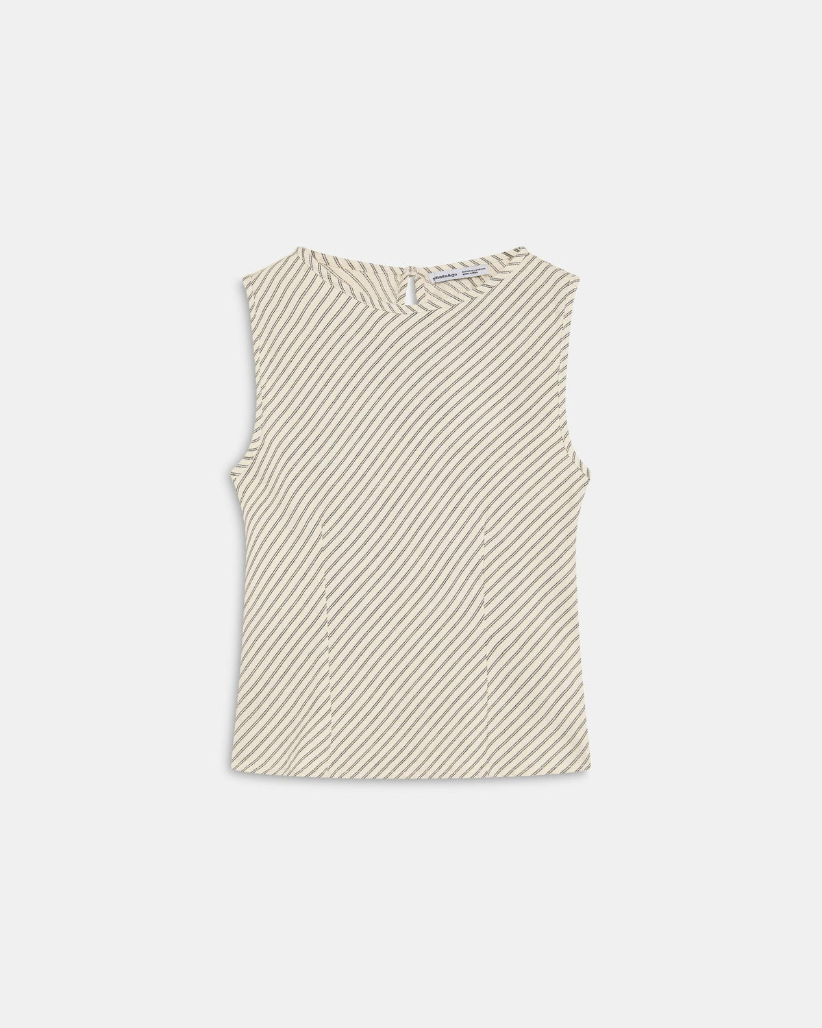 TOP ESTAMPADO RAYAS DIAGONALES