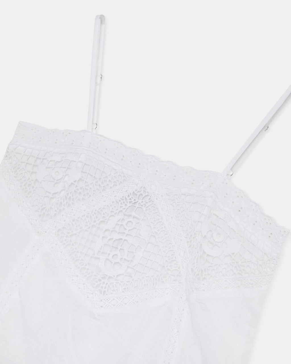 Top Lencero Encaje Blanco