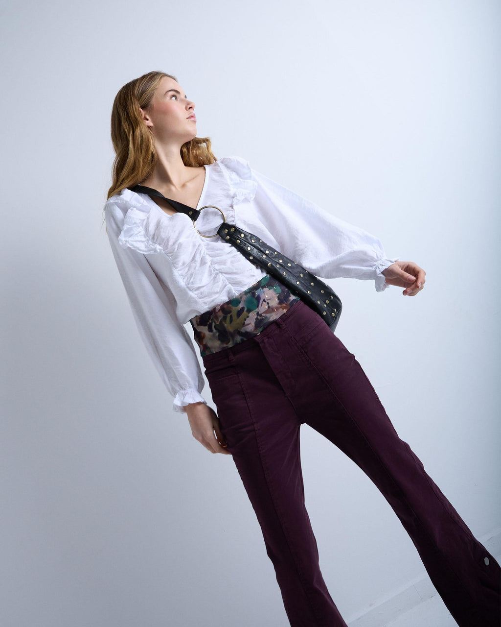 BLUSA FRUNCIDO VOLANTES