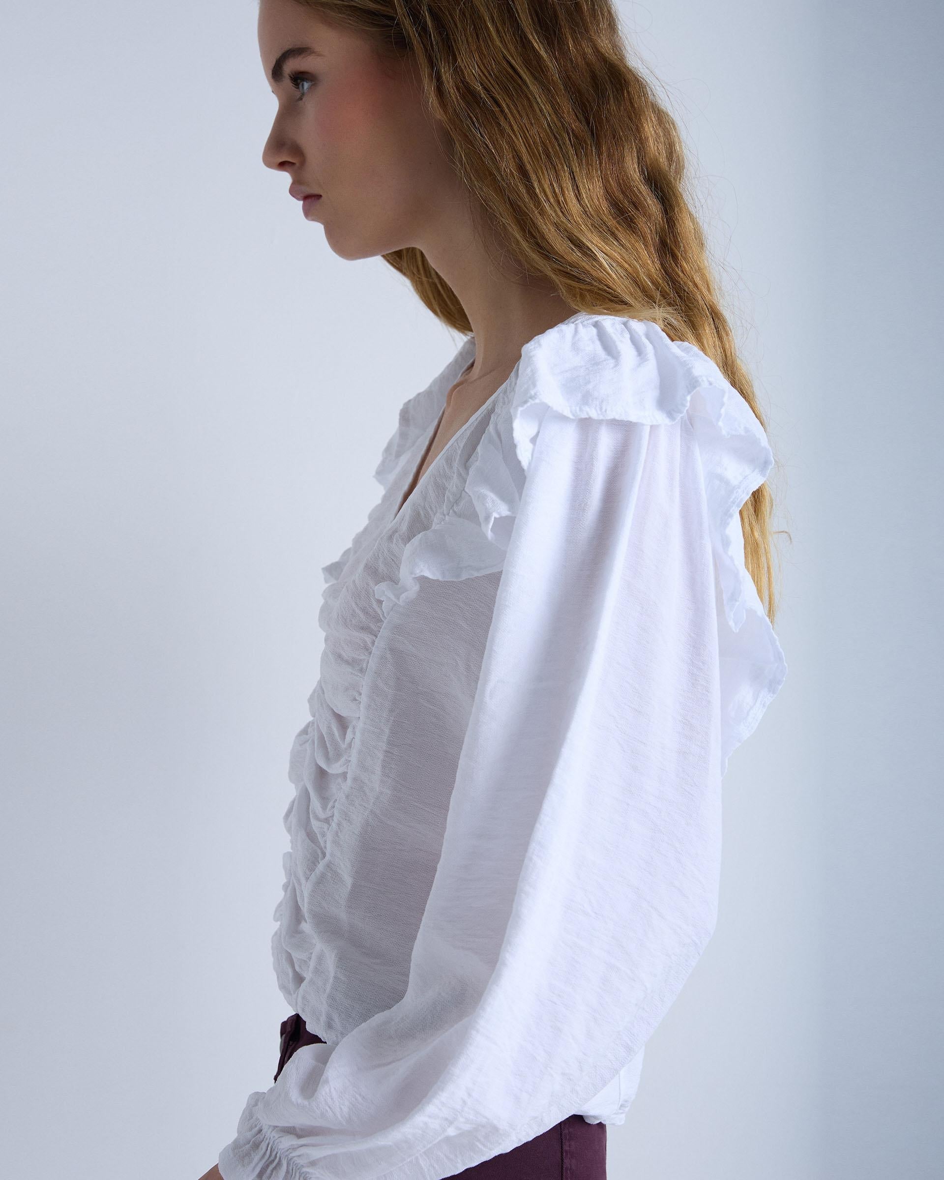 BLUSA FRUNCIDO VOLANTES