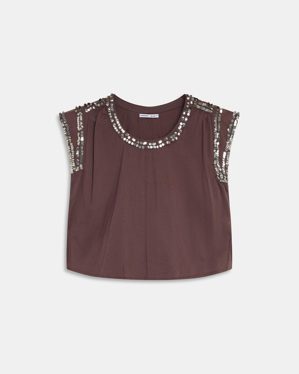 Blusa Lentejuelas Marrón