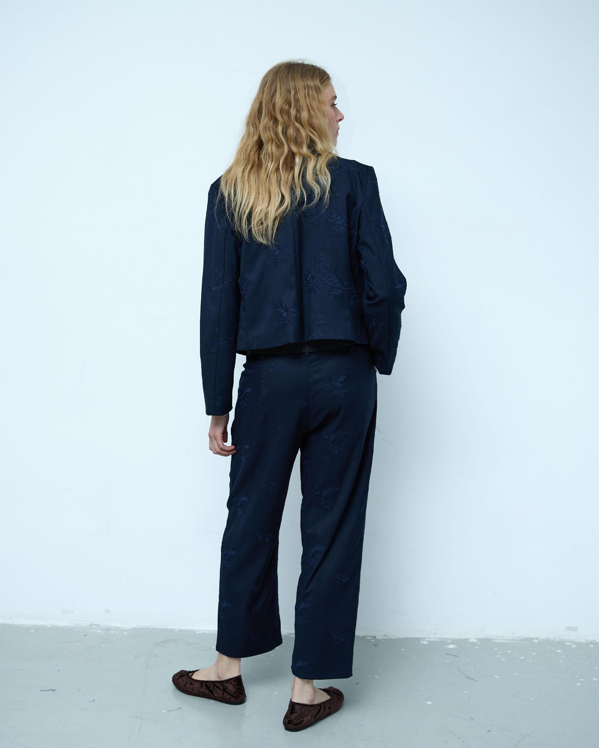 PANTALON BORDADOS FLORALES