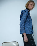 BLUSA VOLANTES ESTAMPADO ETNICO